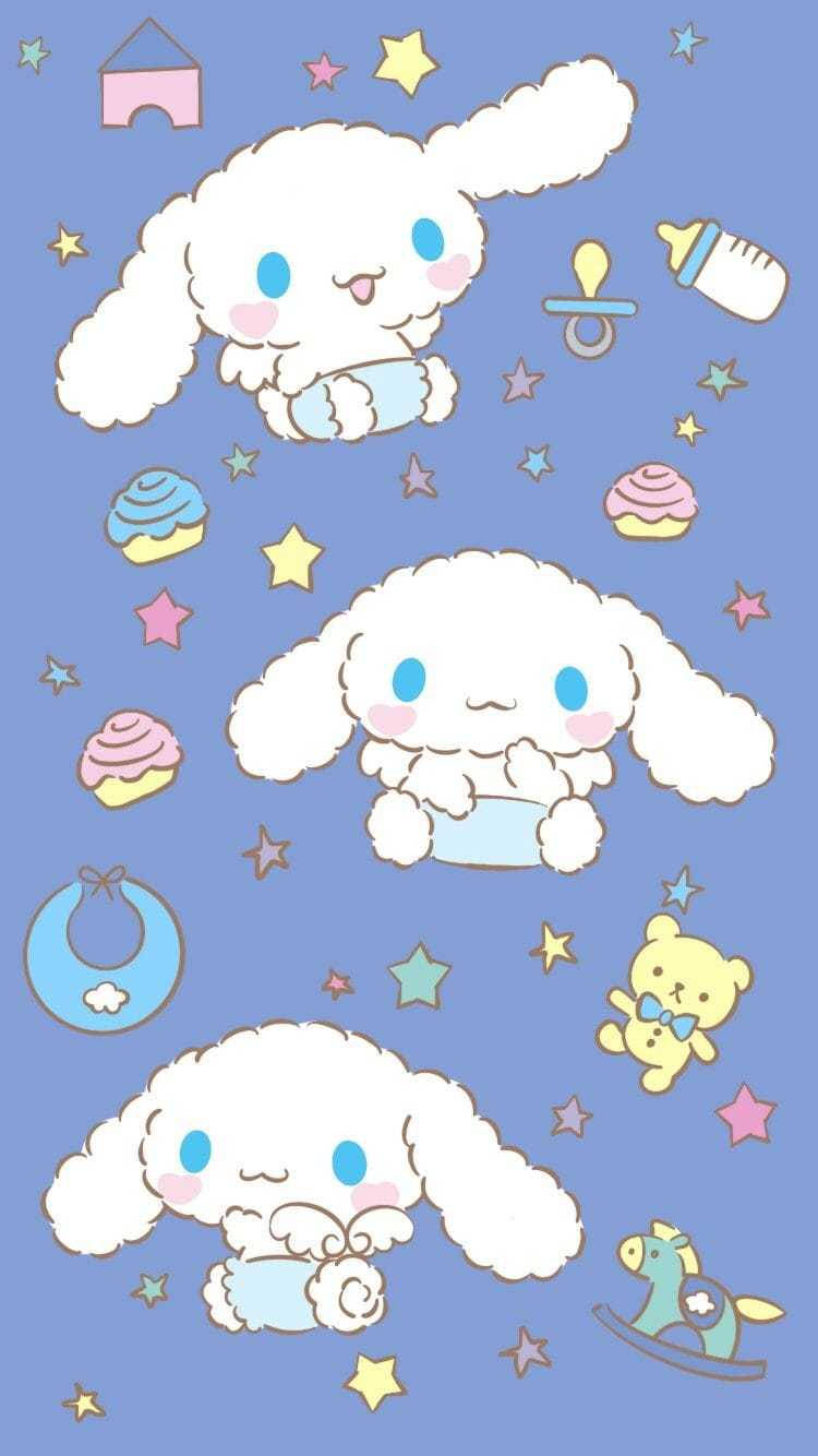 750x1340 Download Baby Cinnamoroll Sanrio Character Wallpaper, Phone