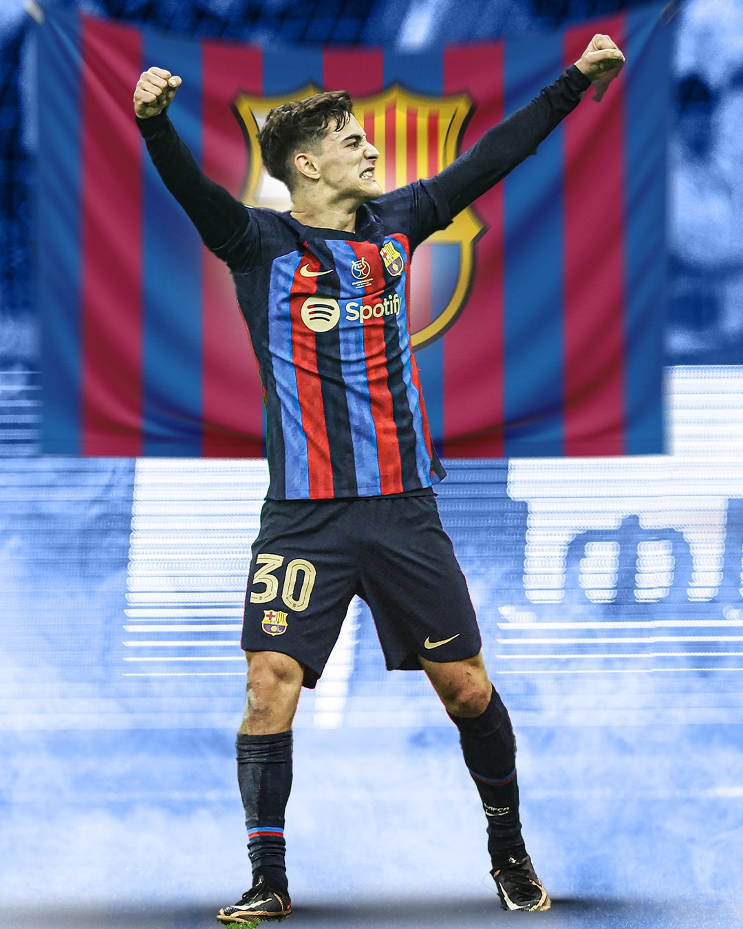 1080x1350 Sportskeeda Football Gavi becomes the second youngest goalscorer aged 18y and 163D, in El Clasico history!, Phone