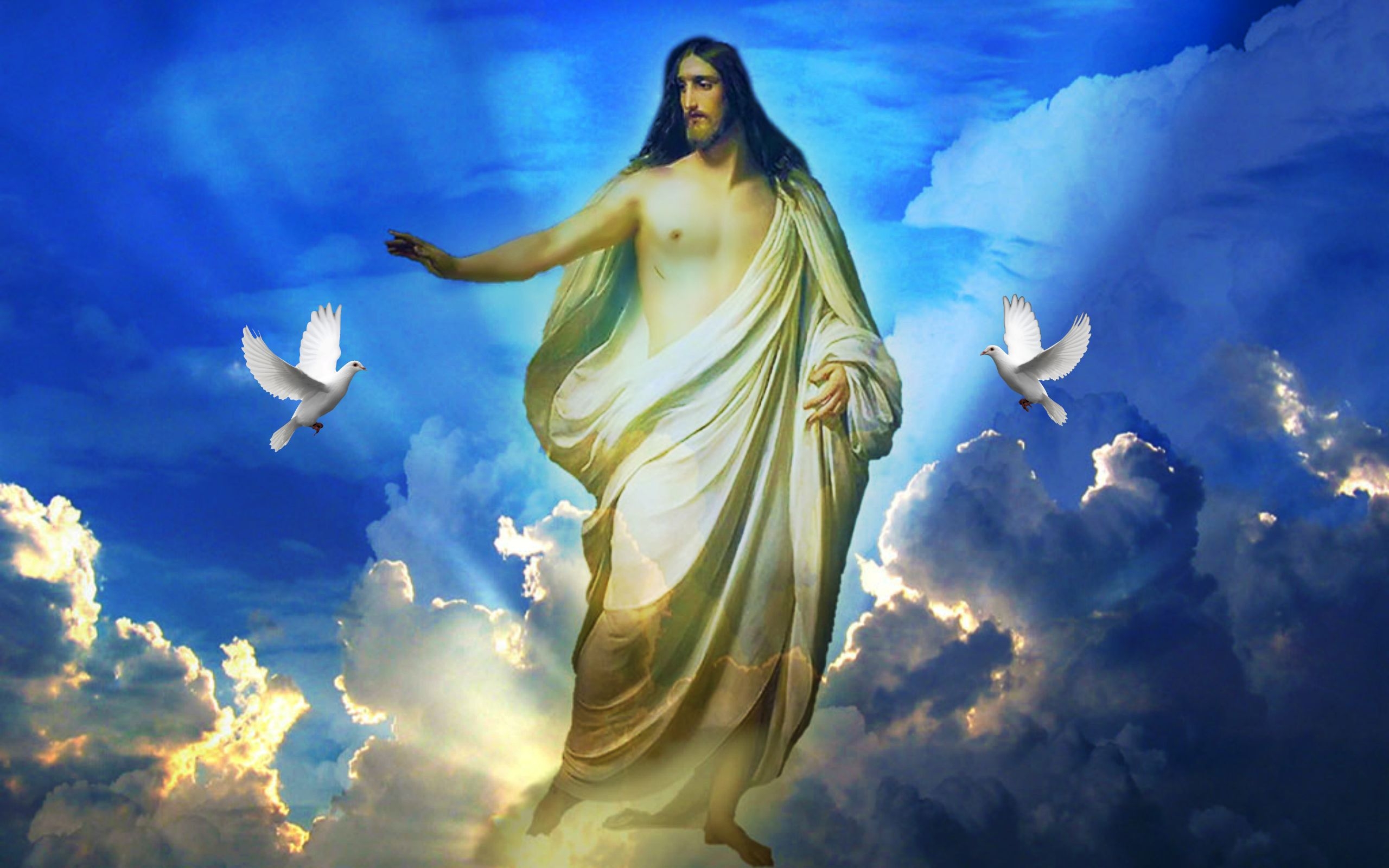 2560x1600 Jesus Wallpaper 3D, Desktop