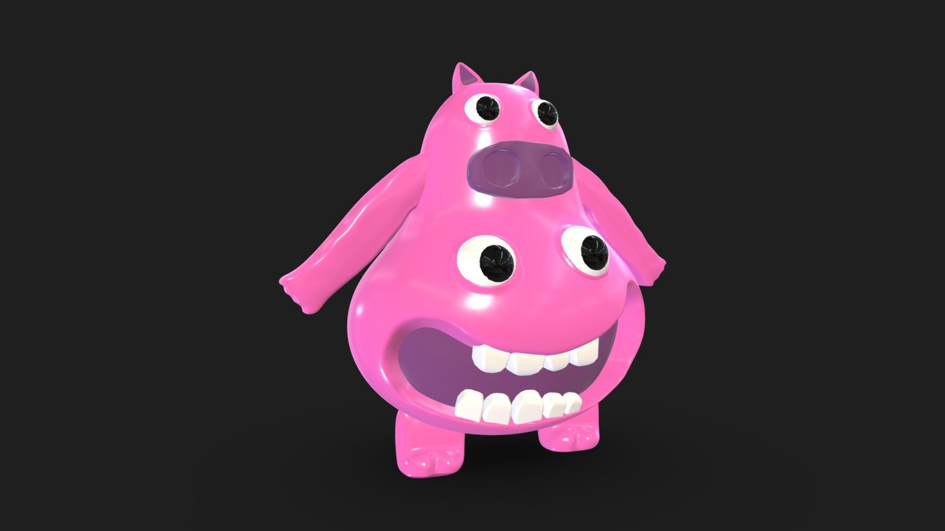 1920x1080 Chef Pigster of Banban 3 Free 3D model by glebaati [26298b6], Desktop