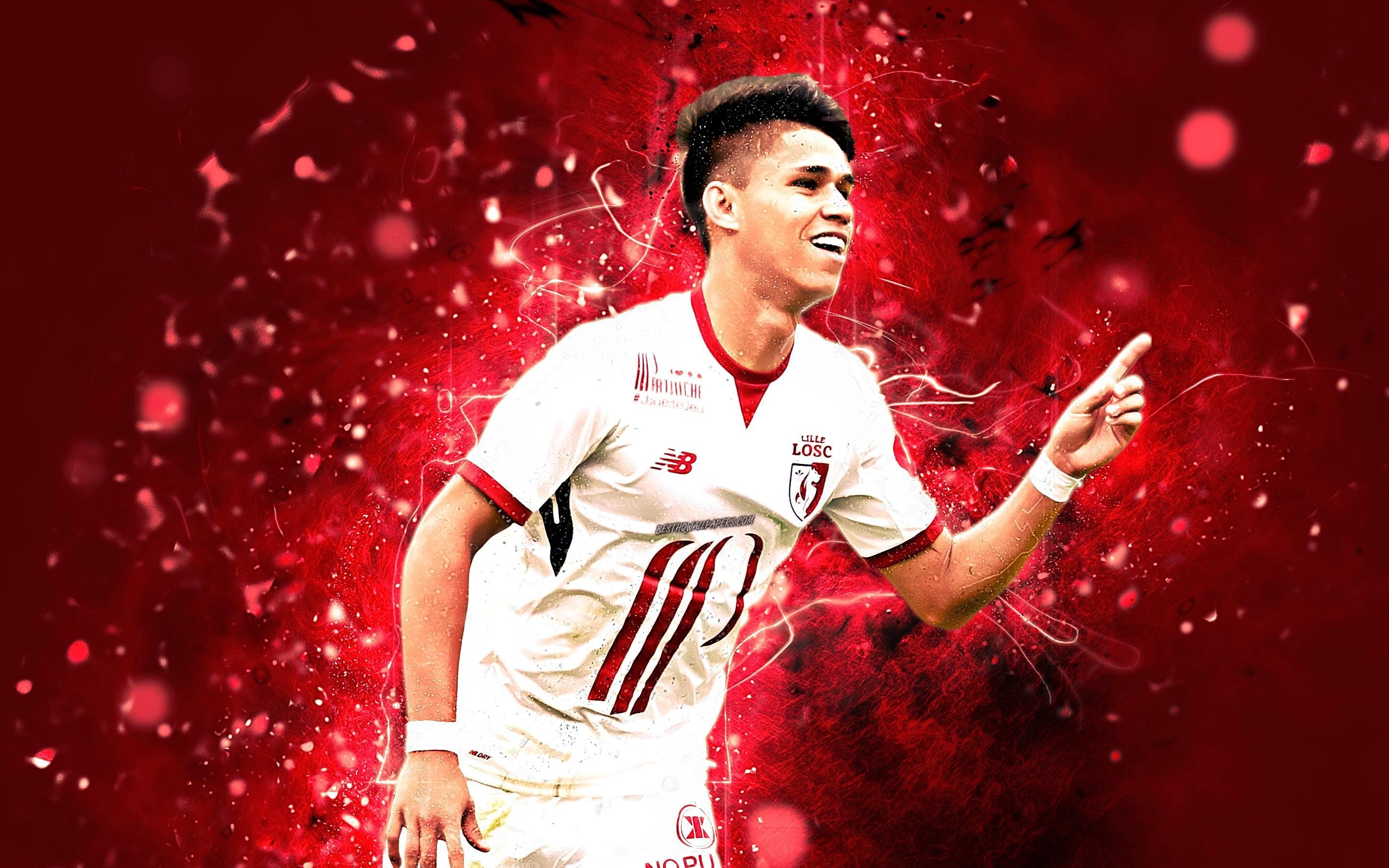 2880x1800 Download wallpaper Luiz Araujo, abstract art, brazilian footballers, Desktop