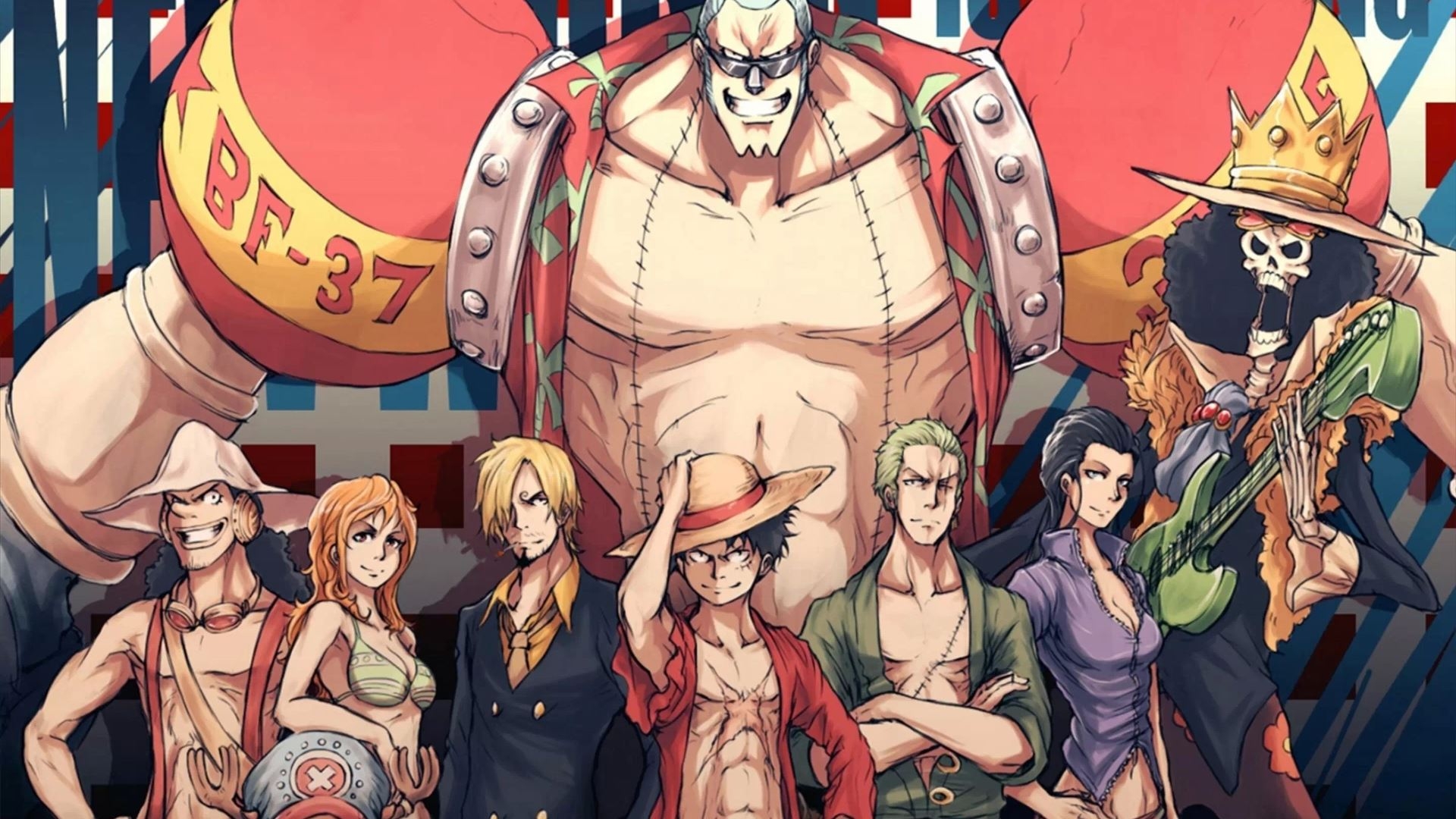 1920x1080 One Piece MacBook Air Wallpaper Download, Desktop