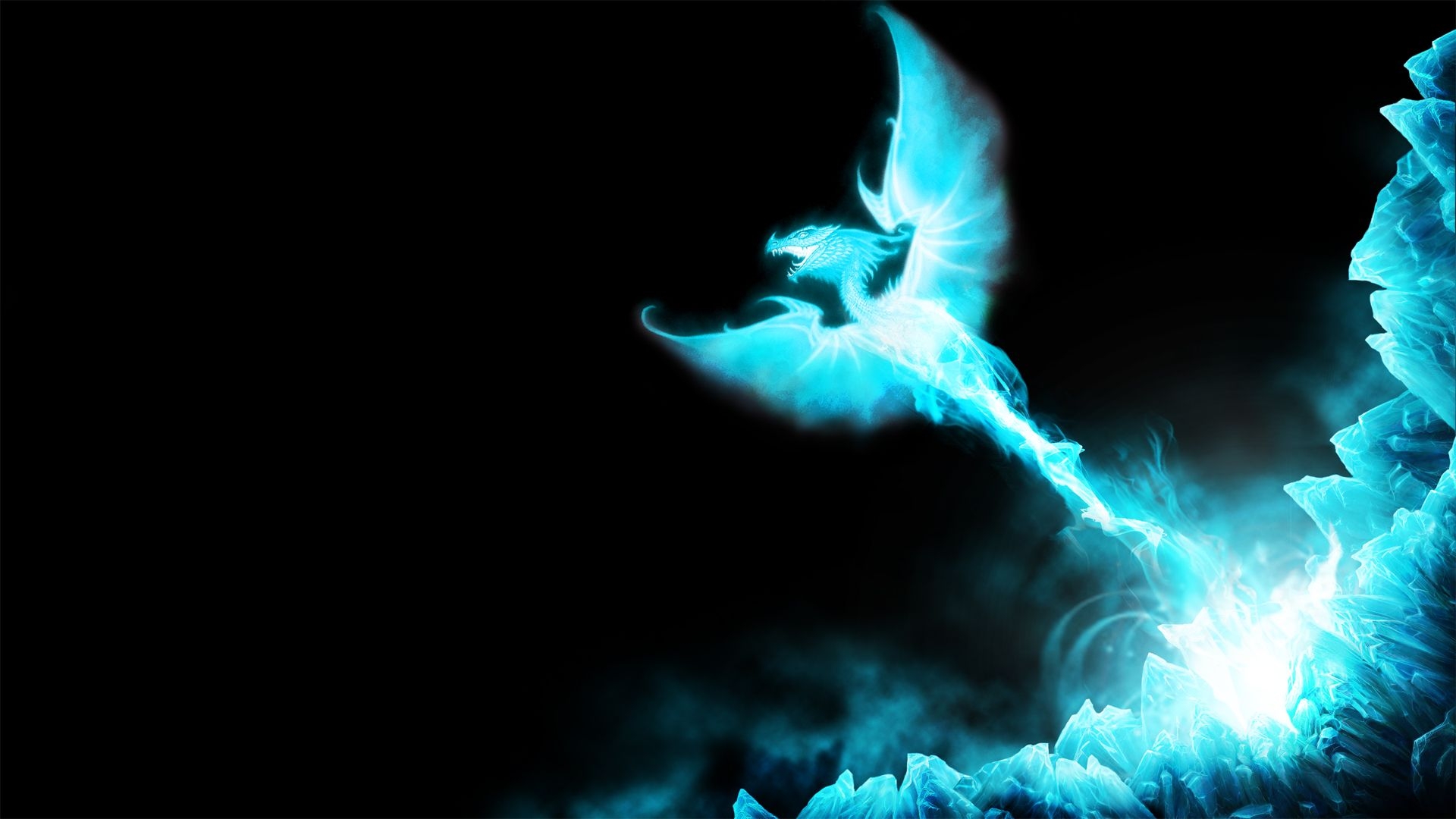 1920x1080 HD Ice Dragon Wallpaper, Desktop