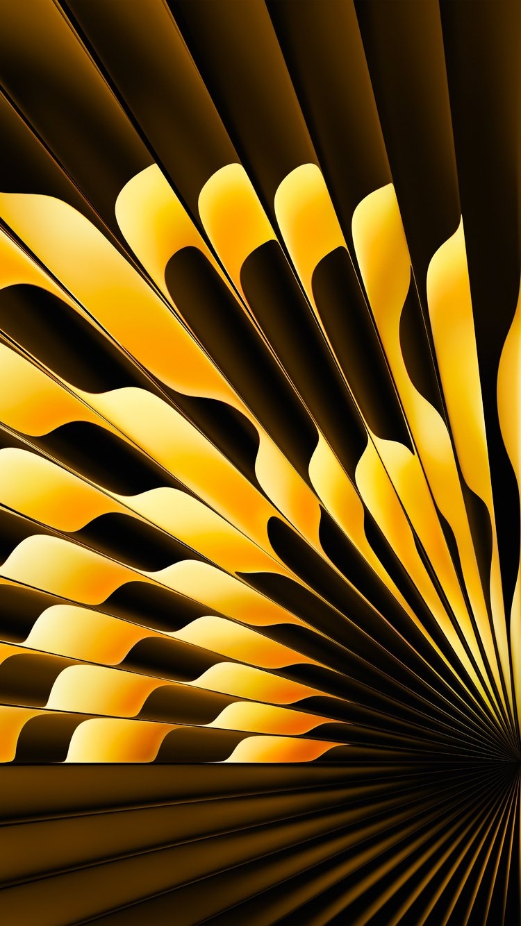 750x1340 Macbook Air 15 Macos Sonoma Radial Yellow iPhone iPhone 6S, iPhone 7 HD 4k Wallpaper, Image, Background, Photo and Picture, Phone