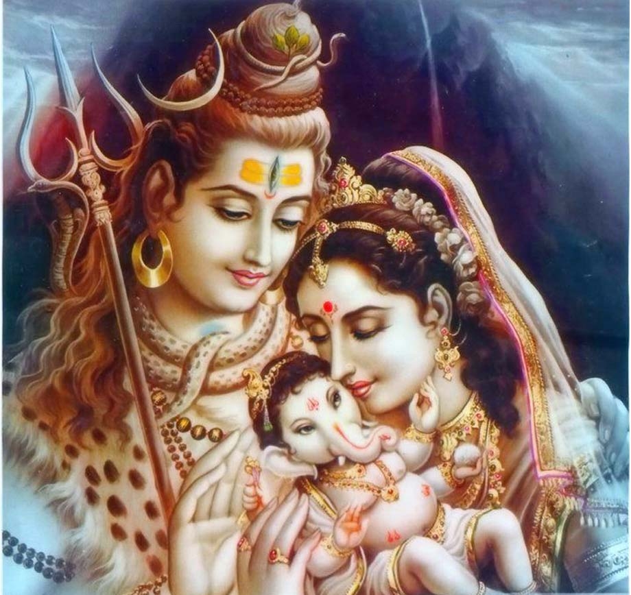 920x870 Lord Shiv Parvati HD Wallpaper, Desktop