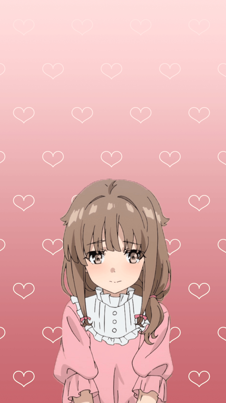 750x1340 Wallpaperkawaii Lockscreen Wallpaper Uwu Buta Yarou Kaede Wallpaper & Background Download, Phone