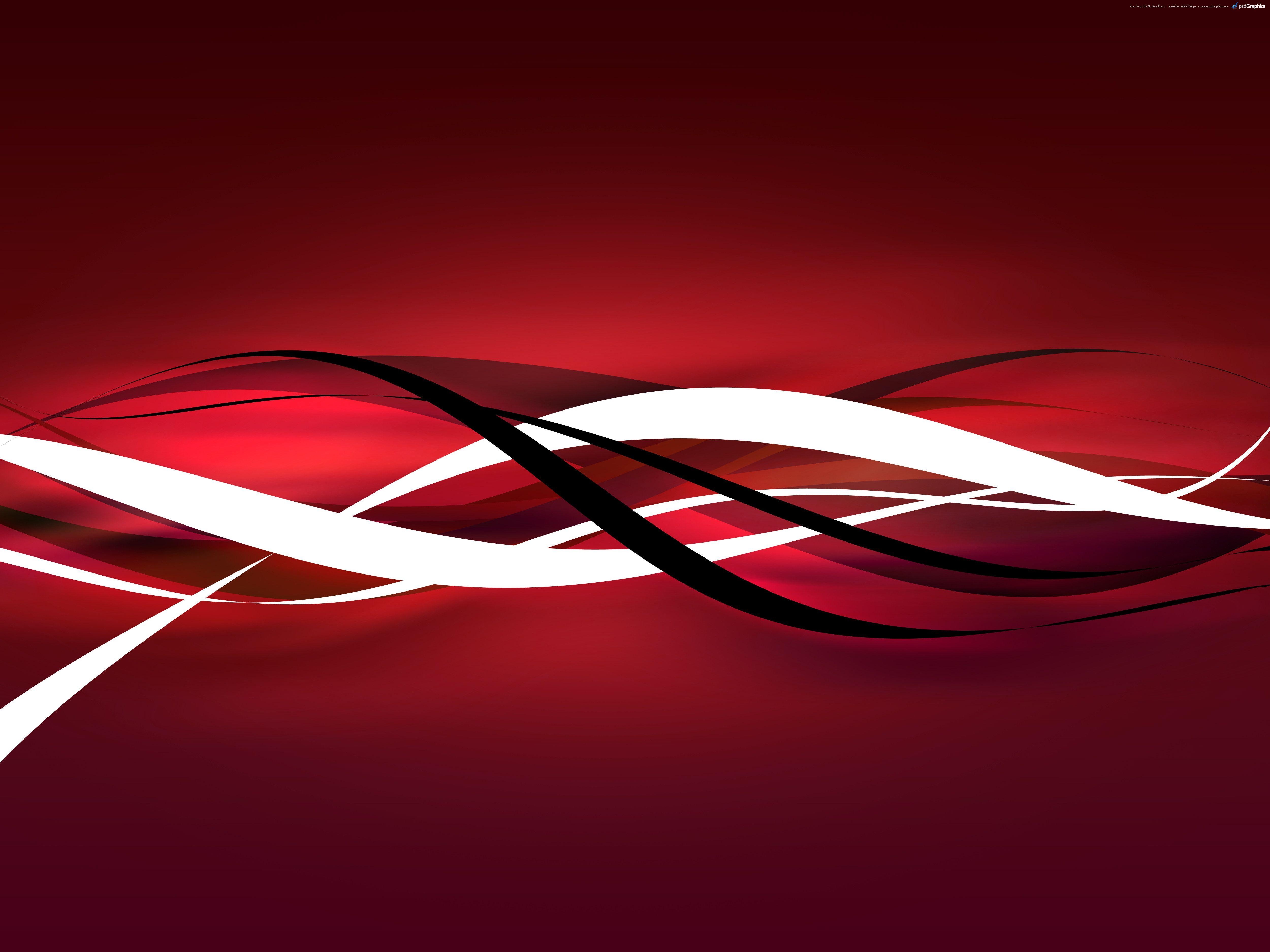 5000x3750 Red White Black Abstract Background, Desktop