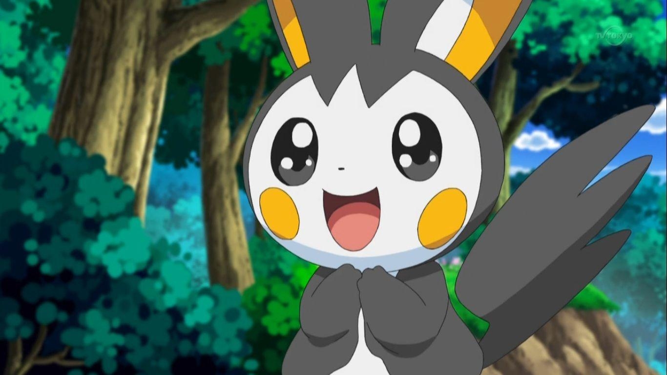 1370x770 Cutest Pokemon image Iris' Emolga HD wallpaper and background, Desktop