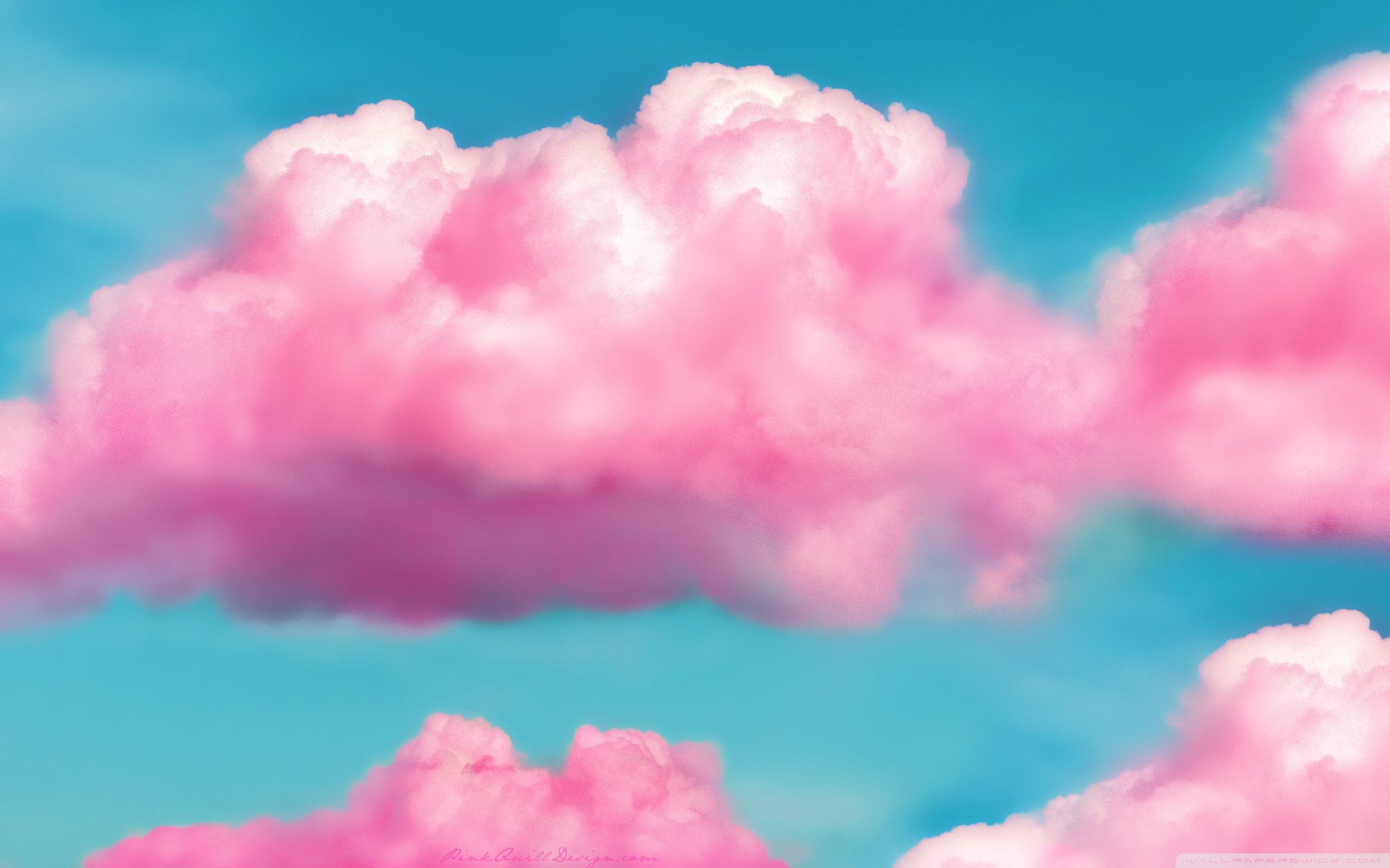 2560x1600 Pink Fluffy Clouds Ultra HD Desktop Background Wallpaper for 4K, Desktop