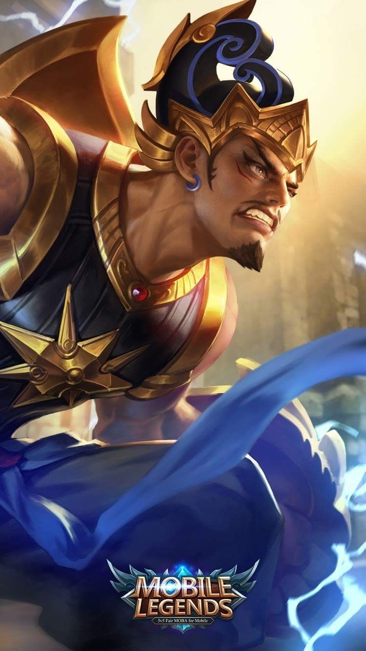 750x1340 GatotKaca in MLBB. Mobile legend wallpaper, Mobile legends, Anime, Phone