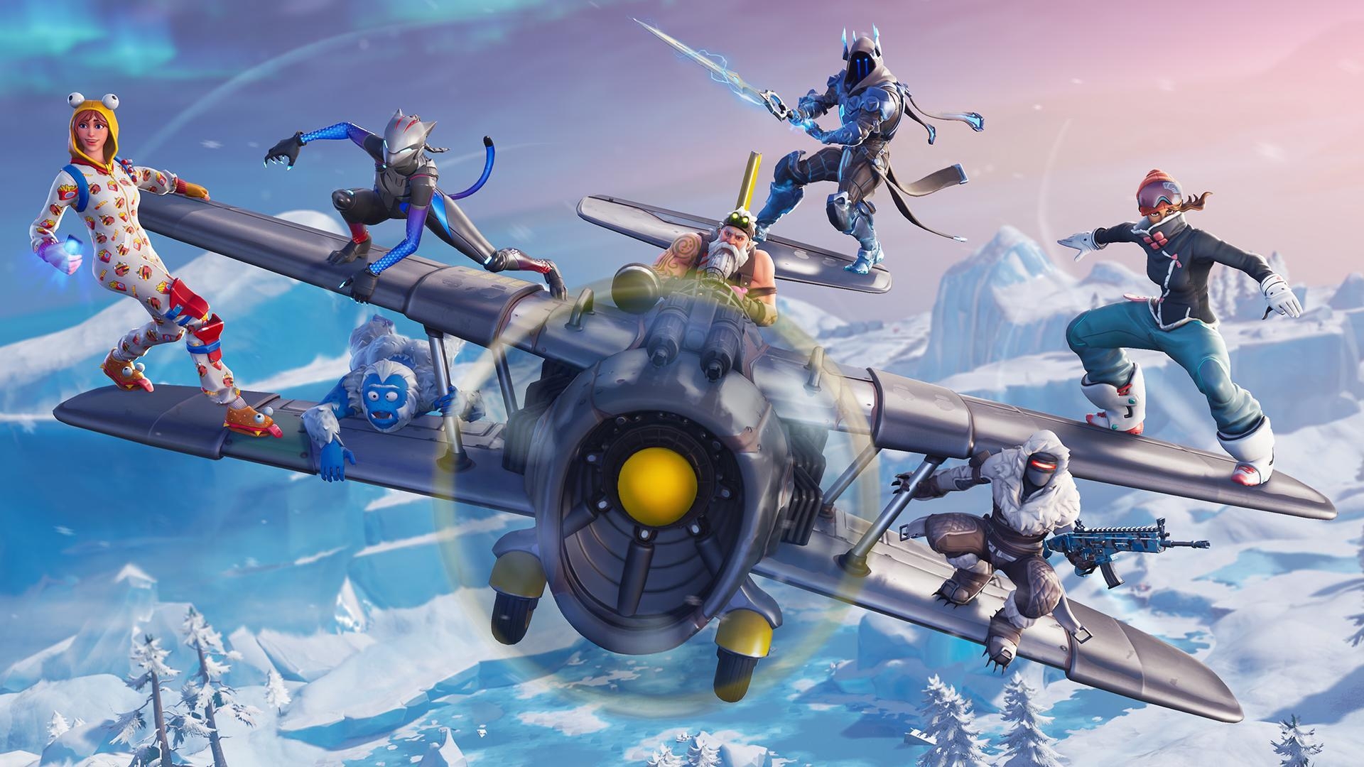 1920x1080 Fortnite Season 7 'Plane Attack' Wallpaper, Desktop