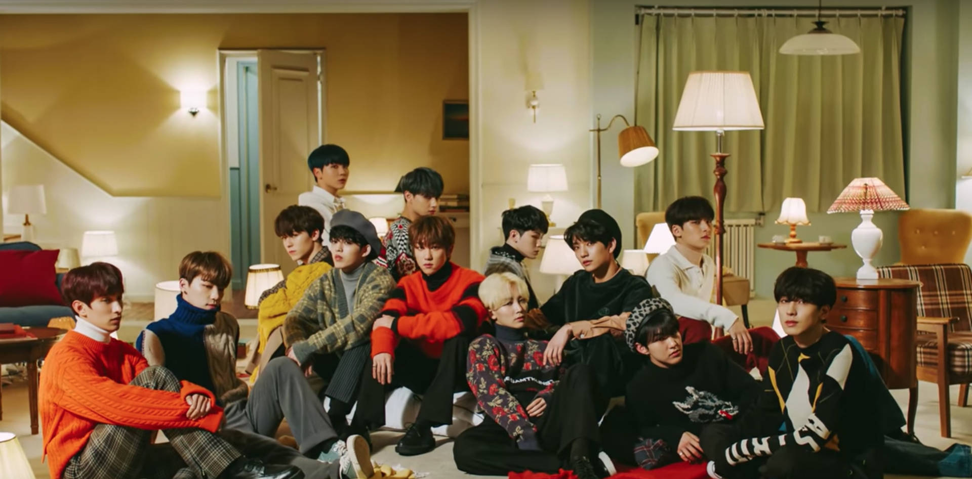 1920x950 Download SEVENTEEN Home Music Video Wallpaper, Dual Screen