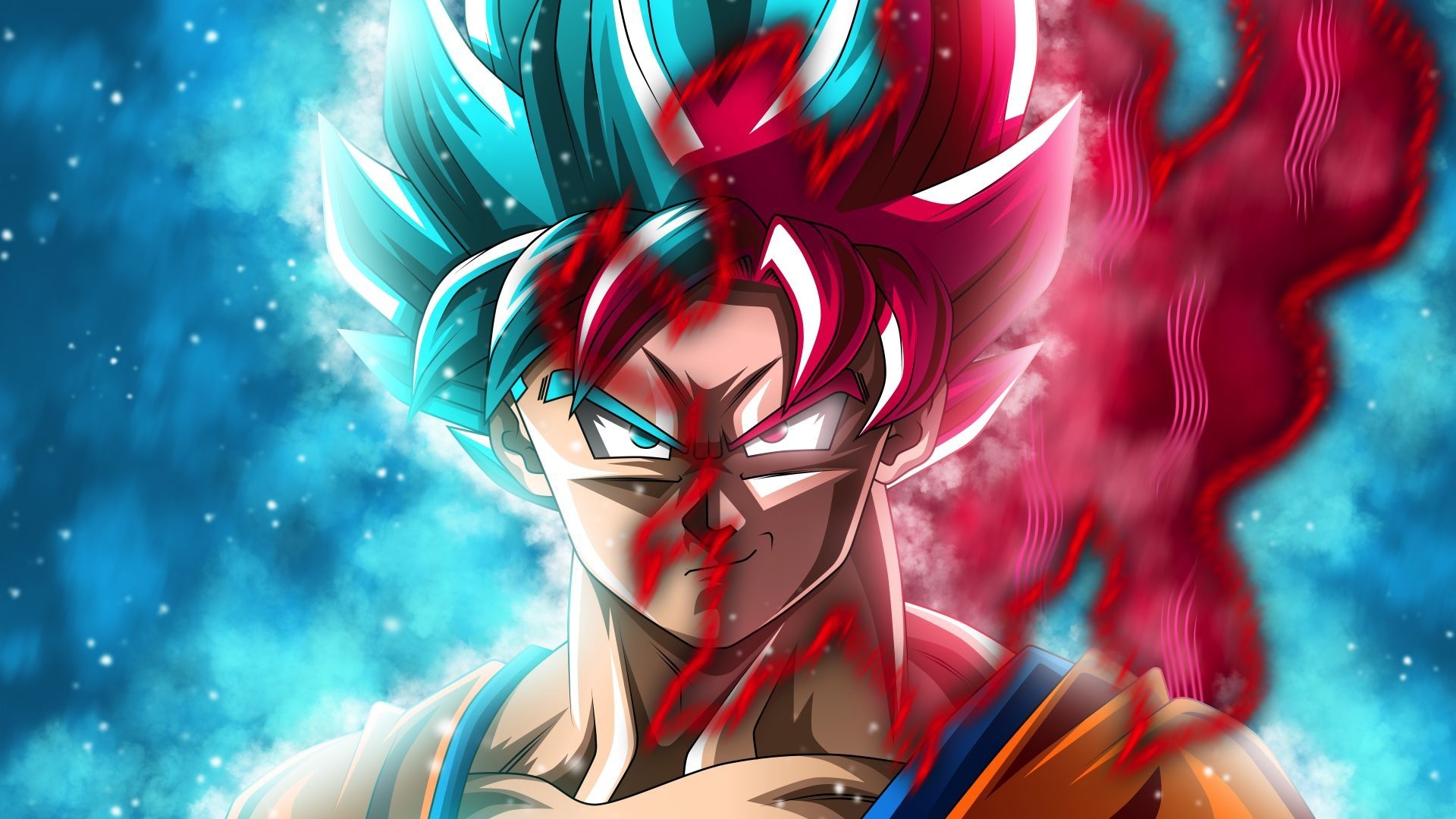 1920x1080 Desktop Wallpaper Goku, Angry Face, Desktop