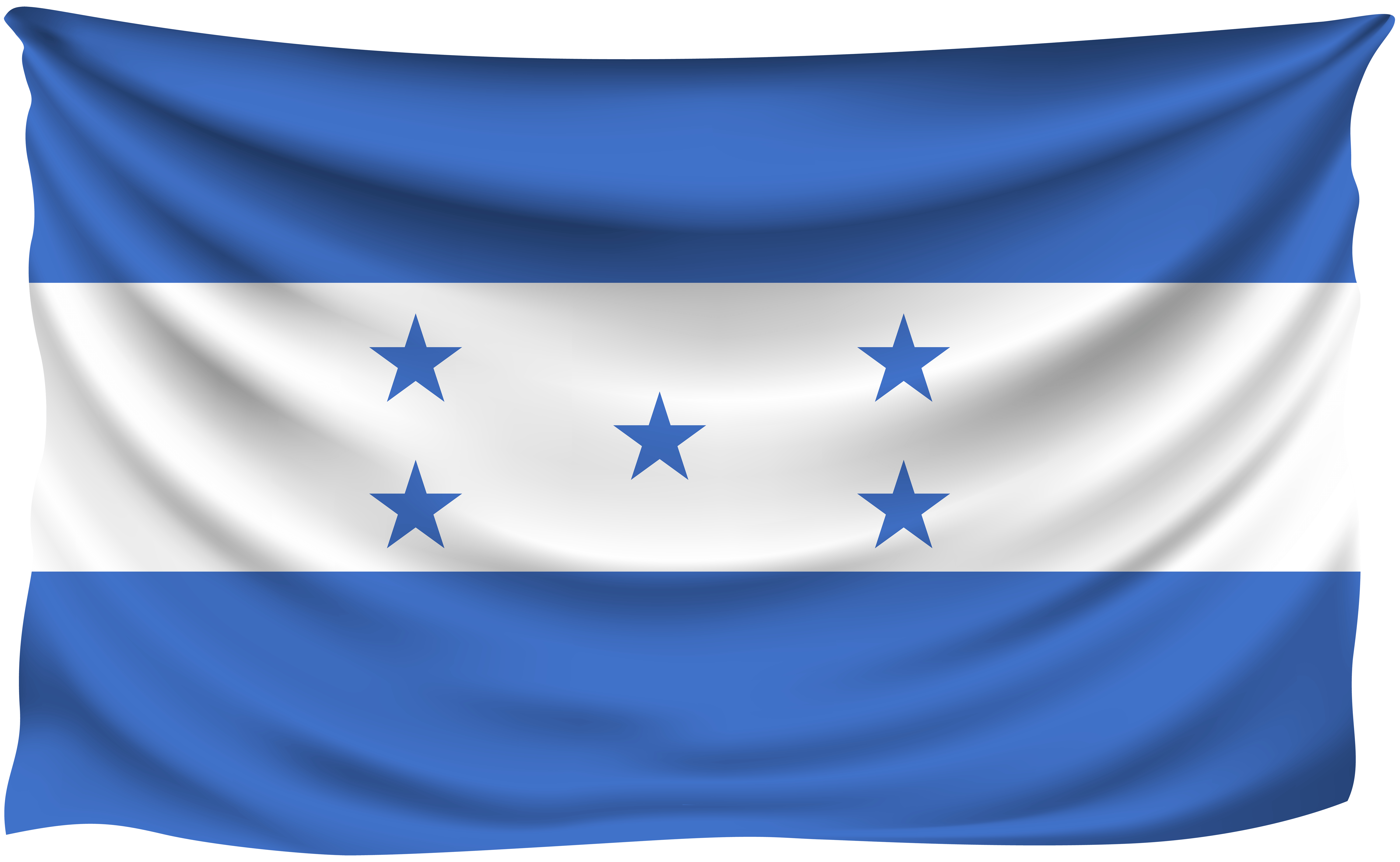 8000x4930 Honduras Wrinkled Flag Quality Image, Desktop