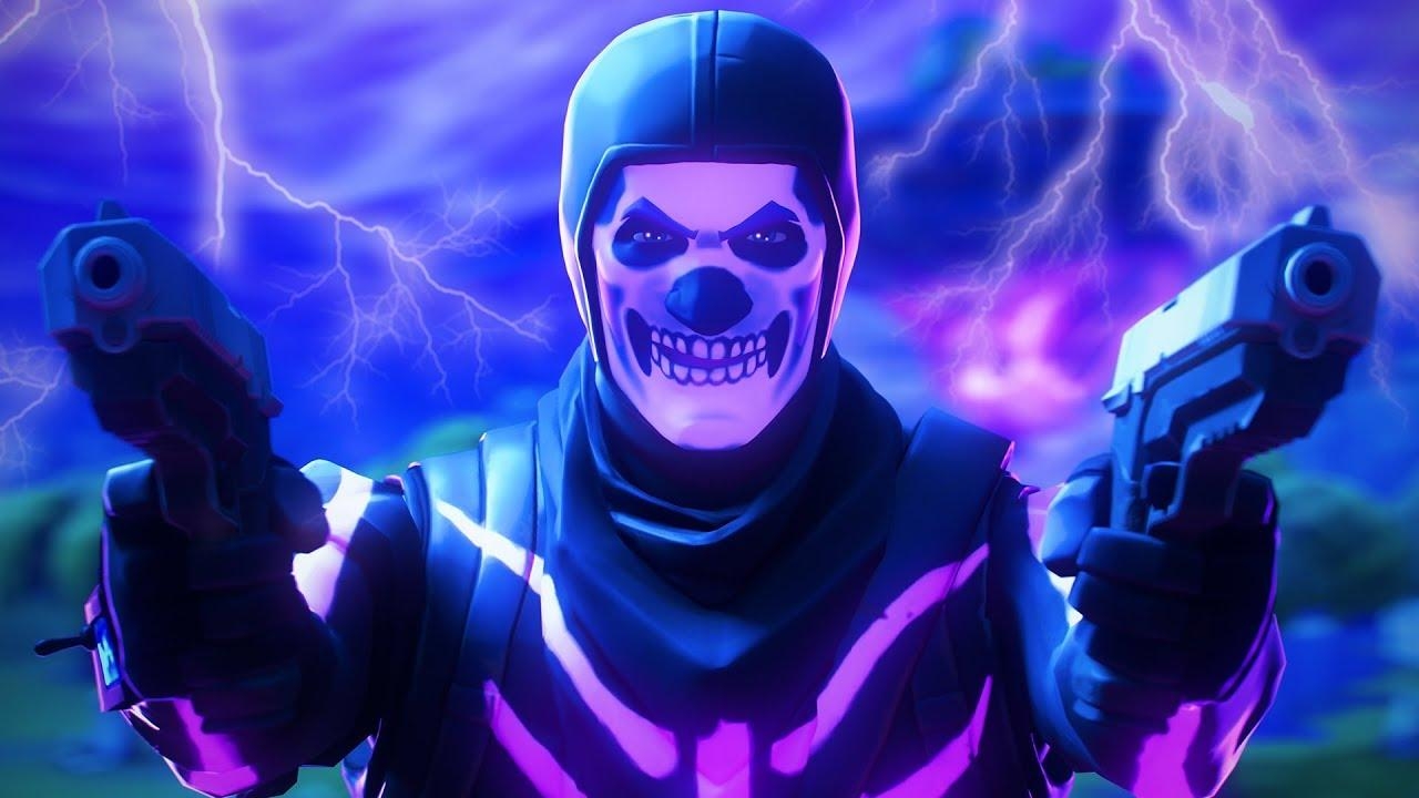 1280x720 Purple Skull Trooper wallpaper, Desktop