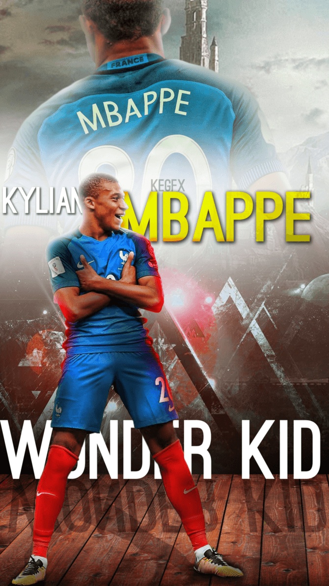 670x1200 Kylian Mbappe Mobile Wallpaper, Phone