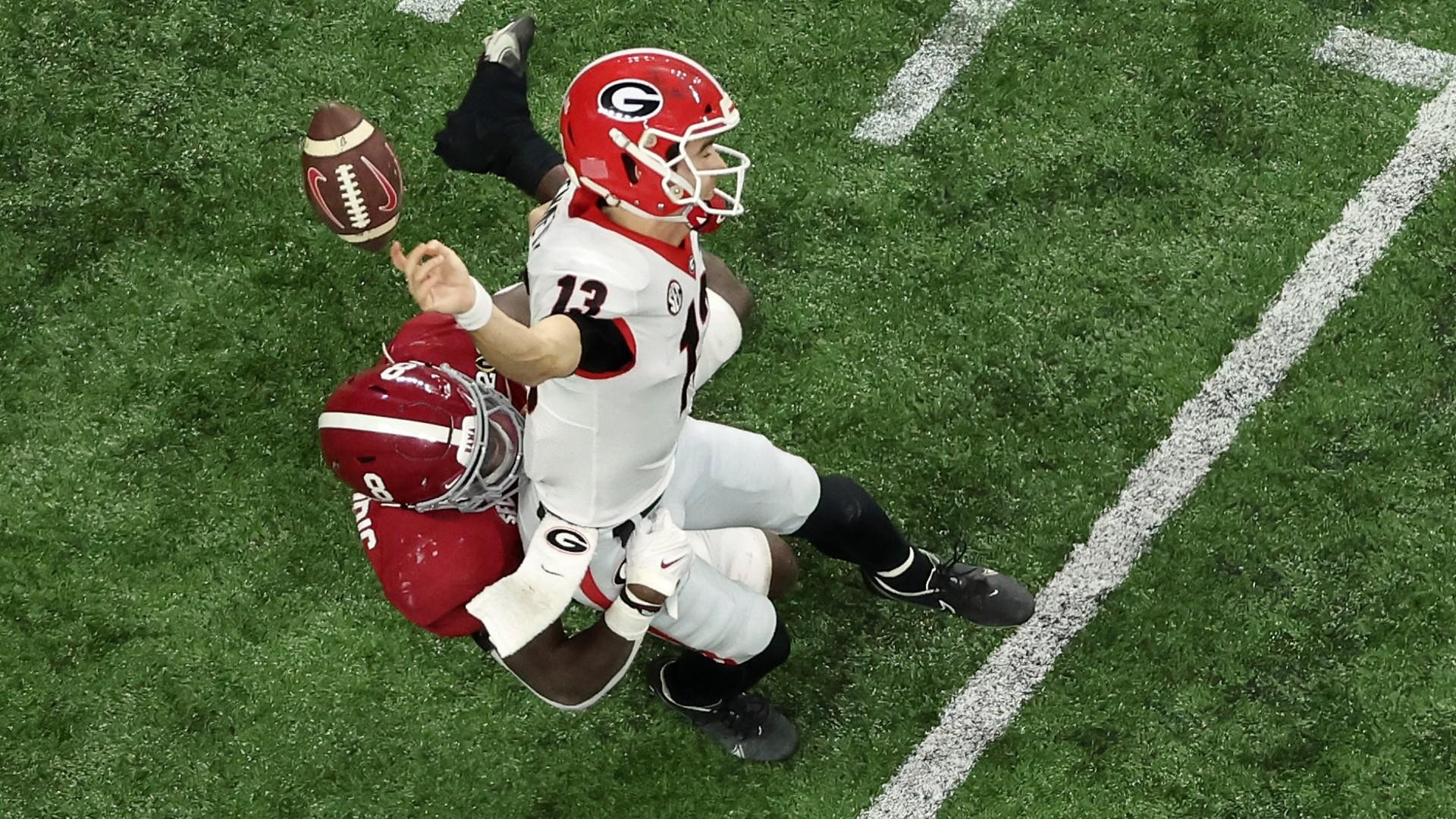 1920x1080 Did Stetson Bennett fumble ball on pivotal Georgia drive vs. Alabama?, Desktop