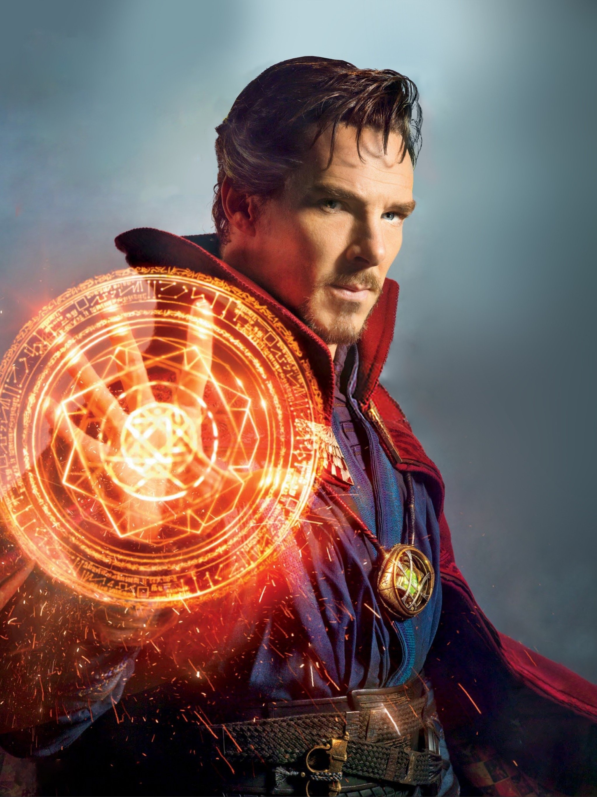 2050x2740 Download  Doctor Strange, Magic, Cape, Benedict Cumberbatch, Phone