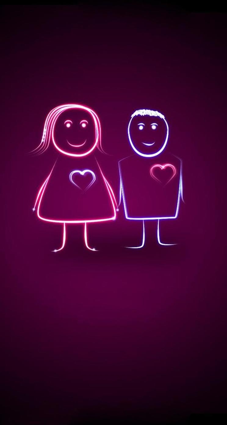 750x1400 Free Cute Couple Wallpaper For iPhone, Download Free Clip Art, Free, Phone