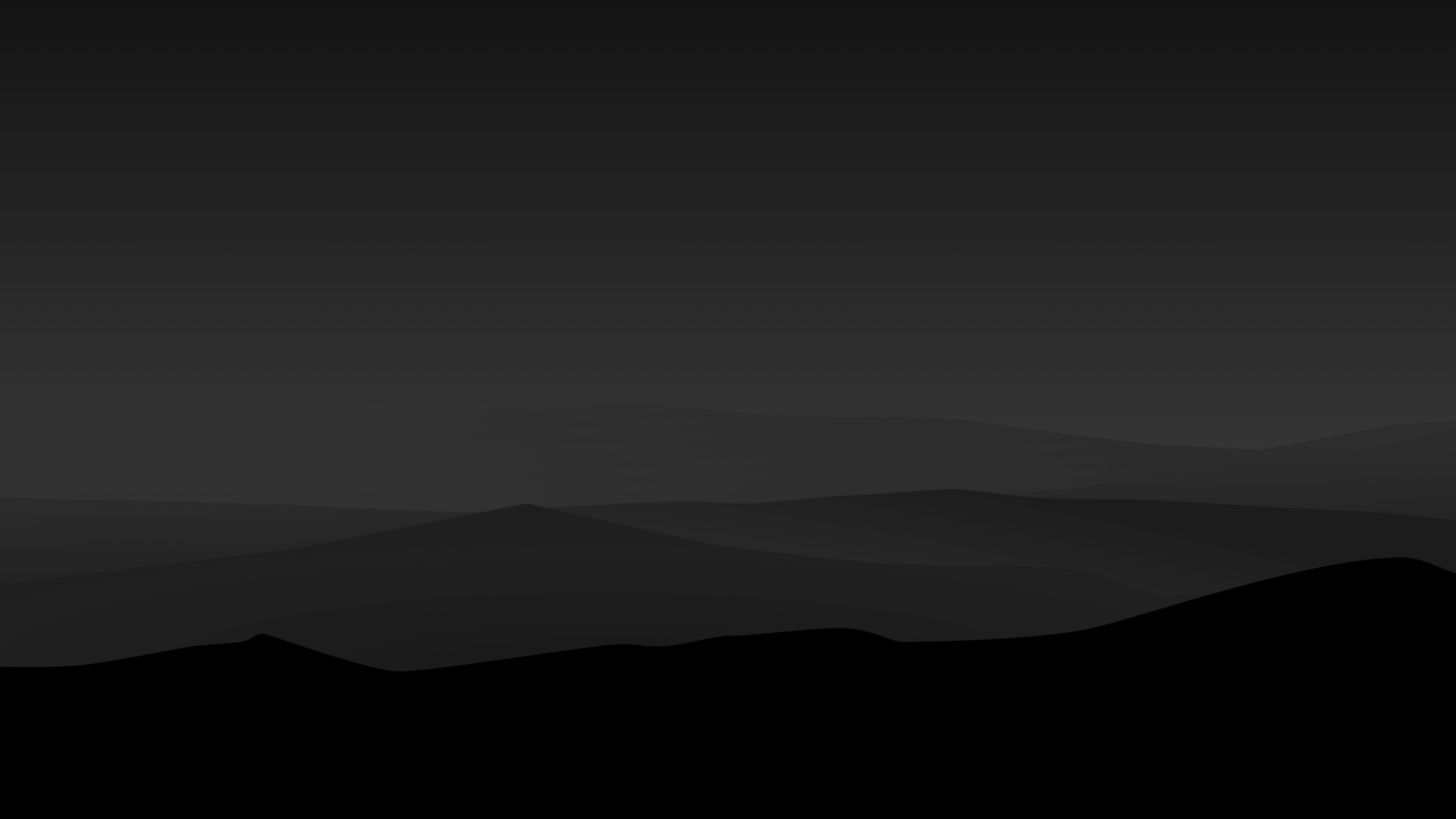 3840x2160 Wallpaper 4k Dark Night Mountains Minimalist 4k 4k Wallpaper, Desktop