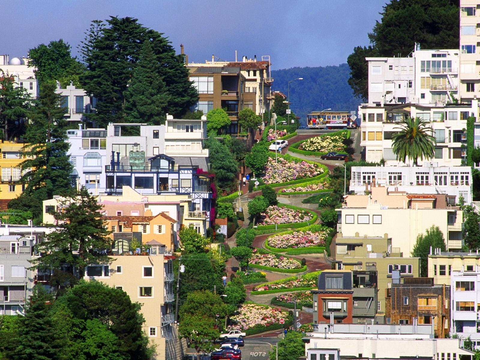 1600x1200 San Francisco Lombard Street Wallpaper 18787, Desktop