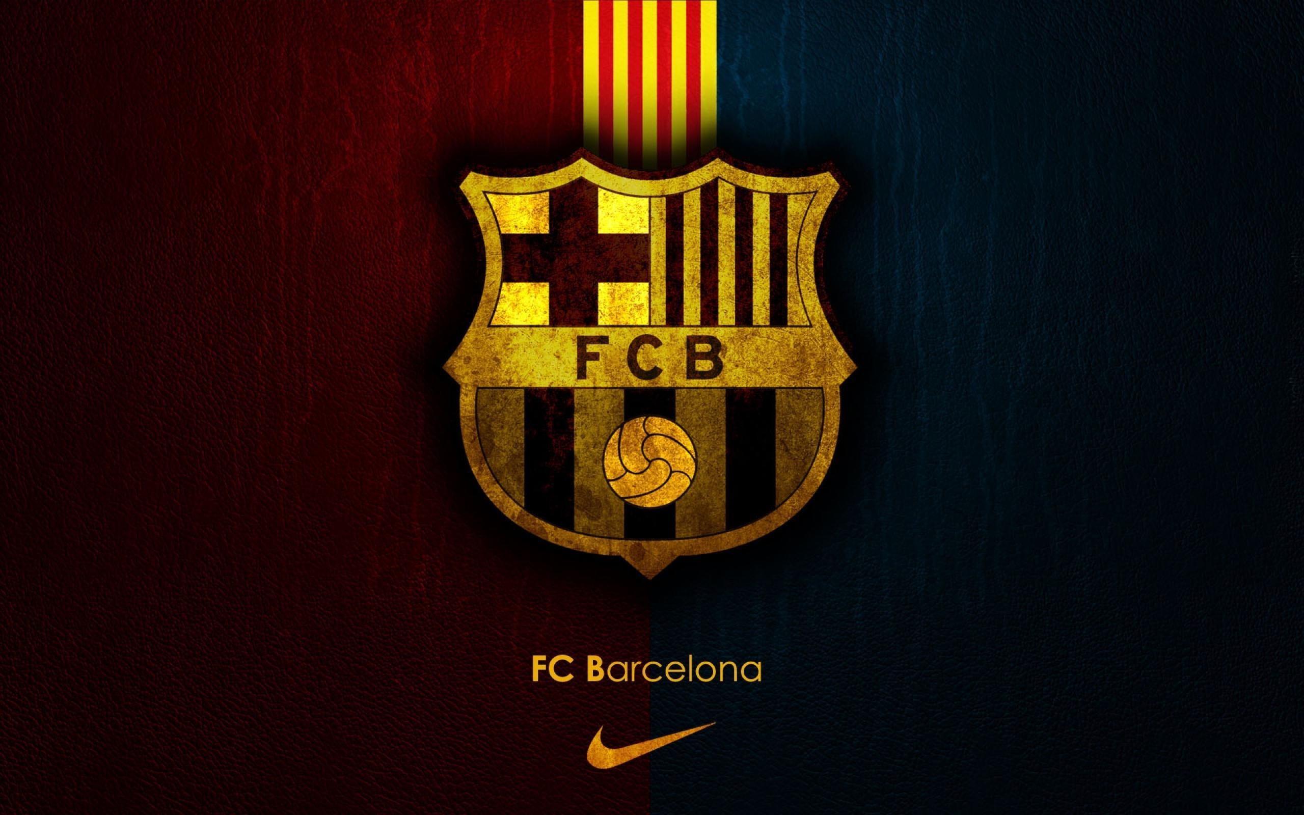 2560x1600 FC Barcelona Logo Wallpaper Download, Desktop