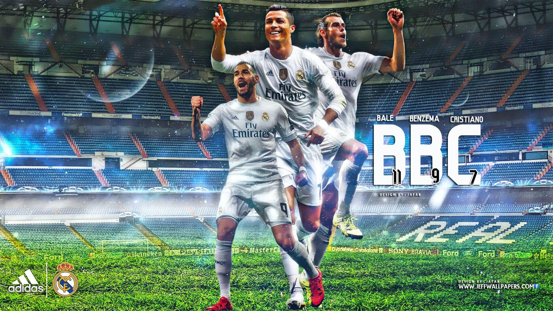 1920x1080 BBC REAL MADRID WALLPAPER, Desktop