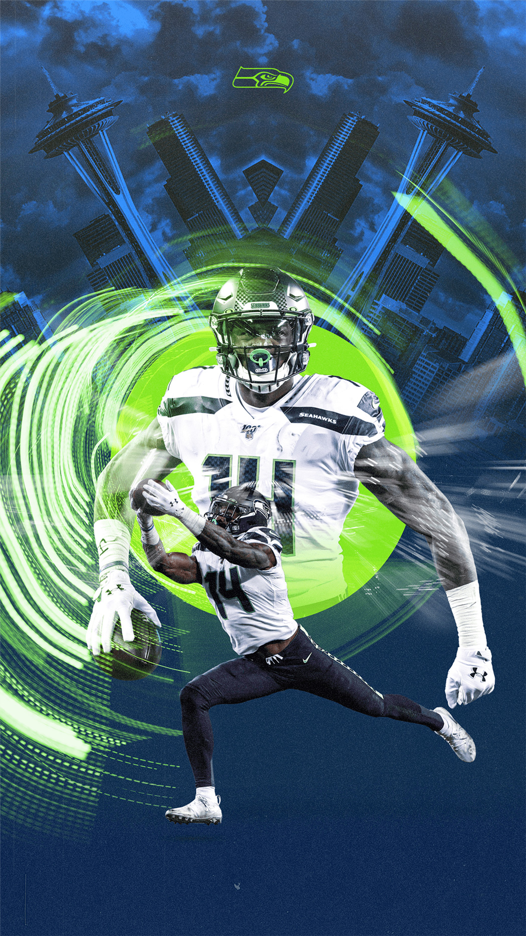 1050x1870 Seattle Seahawks: 2019 NFL Playoffs, Phone