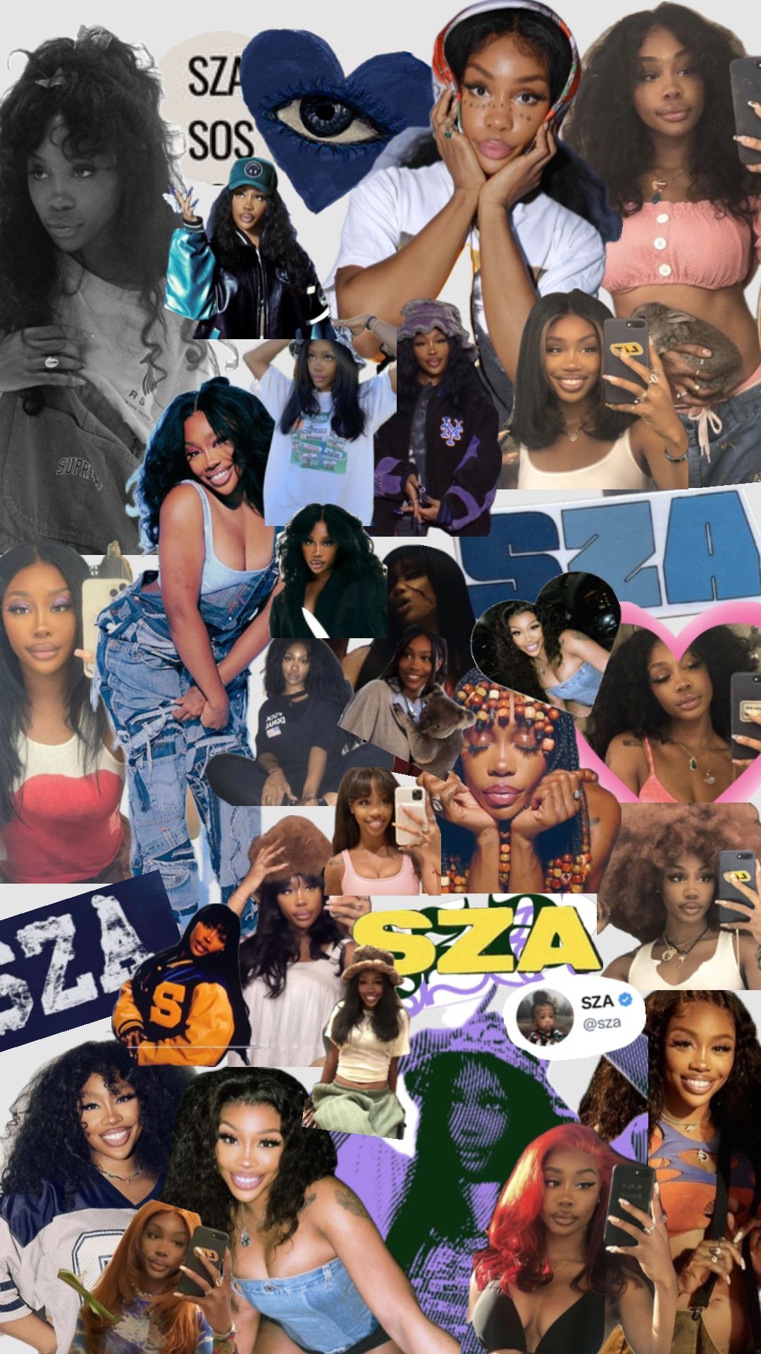 1080x1920 Sza singer, Sza collage wallpaper, Phone