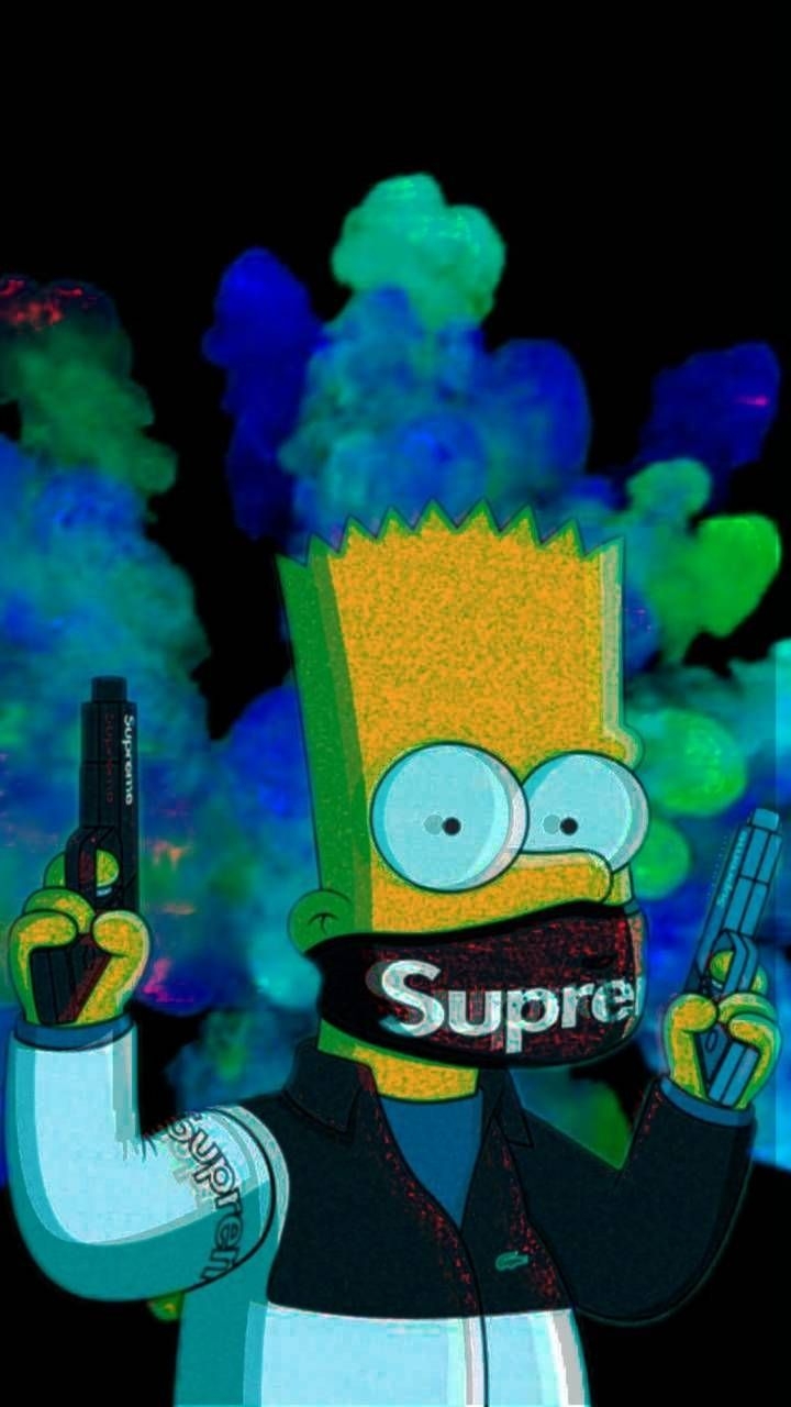 720x1280 Supreme bart. Bart simpson art, Simpson wallpaper iphone, Simpsons art, Phone