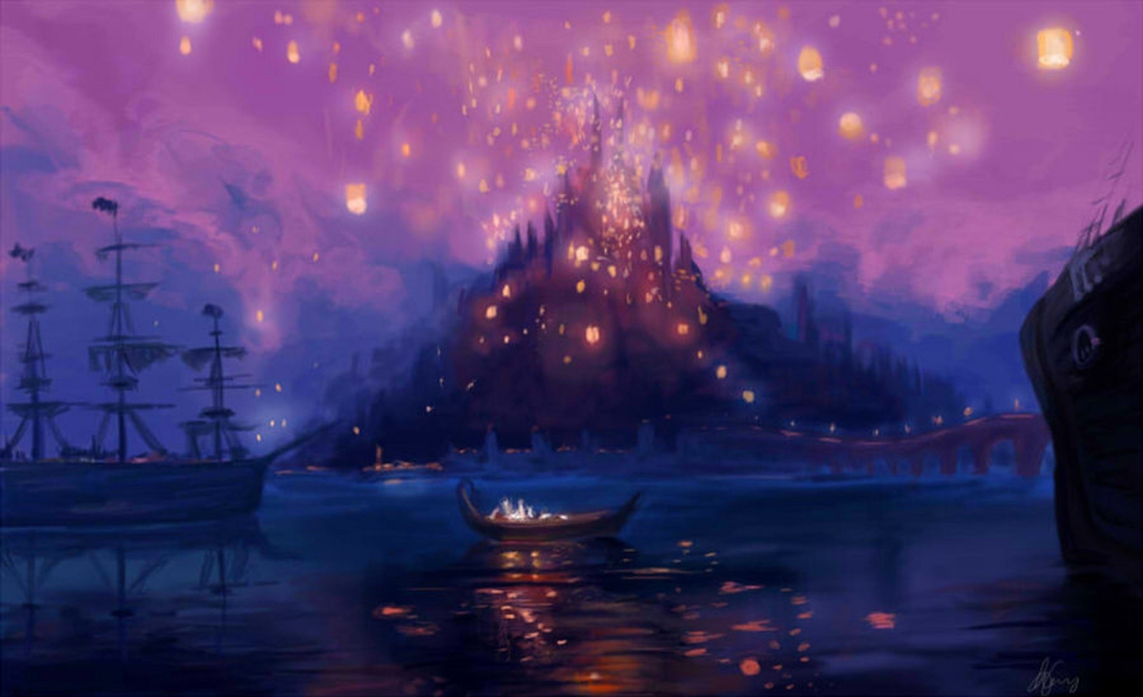 2250x1380 Tangled Wallpaper, Desktop