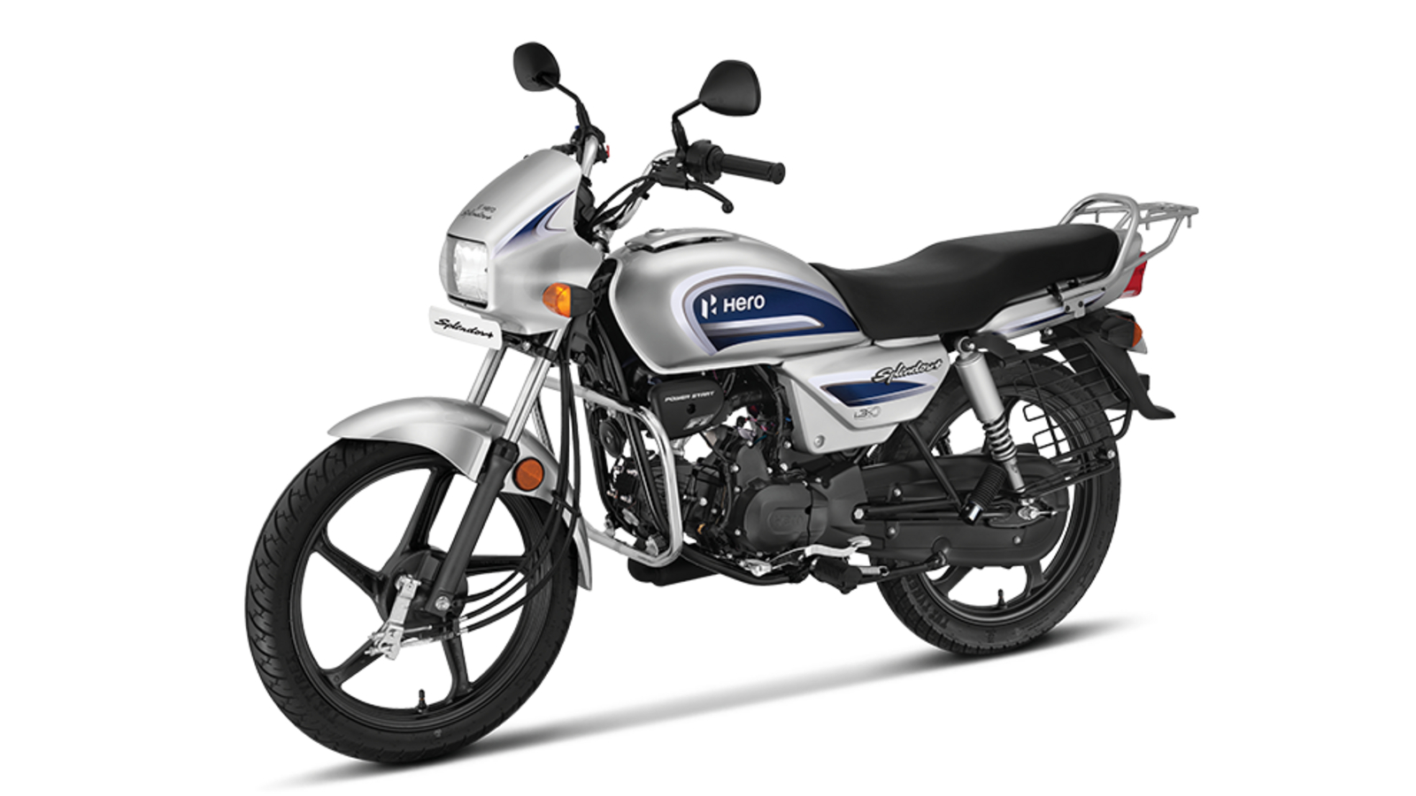 1600x900 Hero Splendor Plus now available in new Silver Nexus Blue colour scheme, Desktop