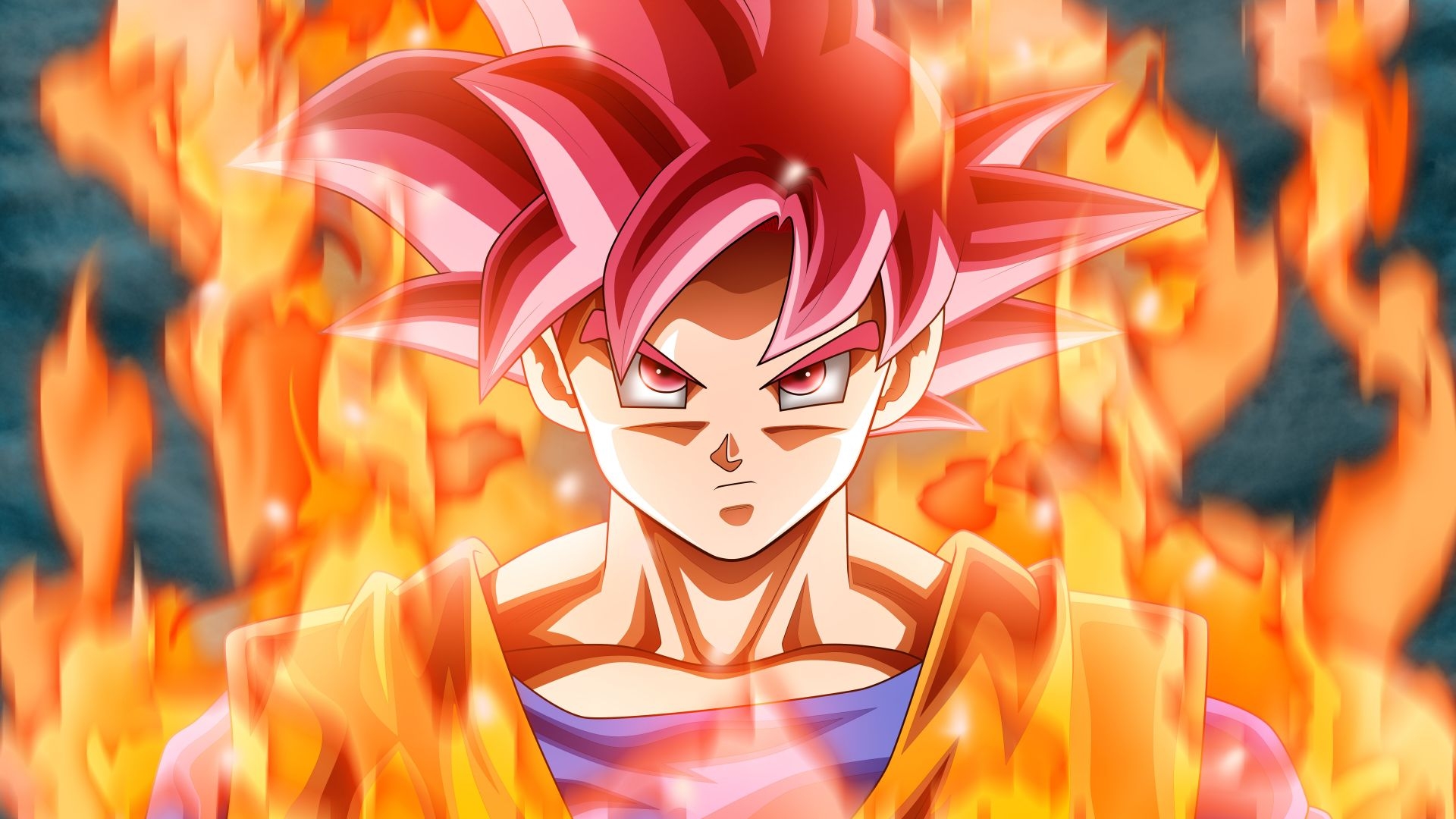 1920x1080 Desktop Wallpaper 8k, Goku, Dragon Ball Super, Fire, HD Image, Picture, Background, D11fda, Desktop