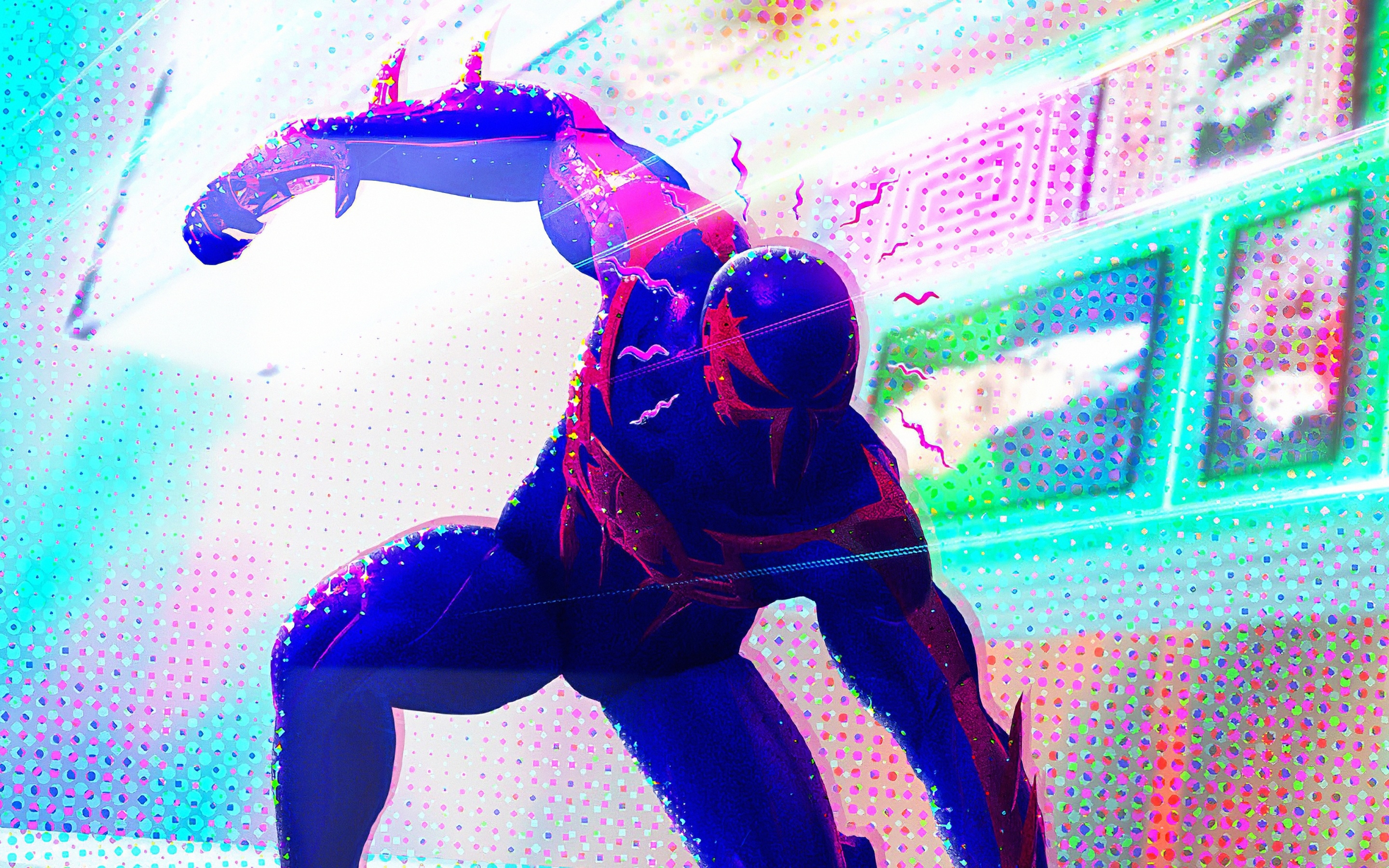 2880x1800 Wallpaper 4k Spiderman 2099 Spider Verse 2 Art Wallpaper, Desktop