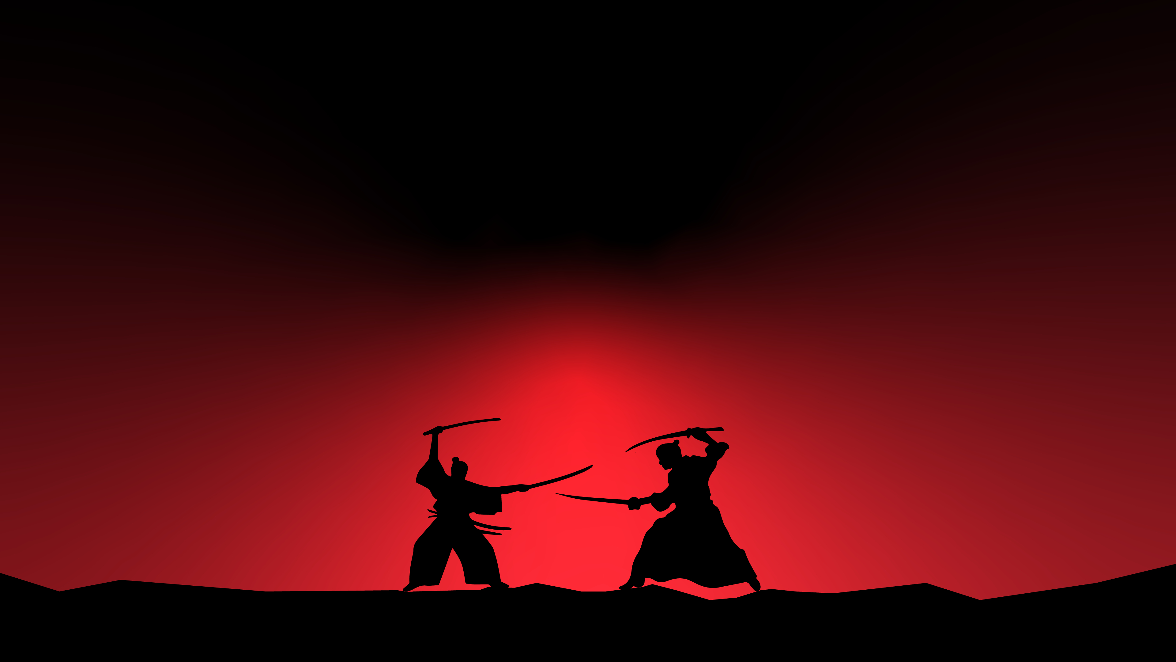 3840x2160 Desktop wallpaper 4K Fight (). Minimal wallpaper, Desktop wallpaper, Samurai, Desktop