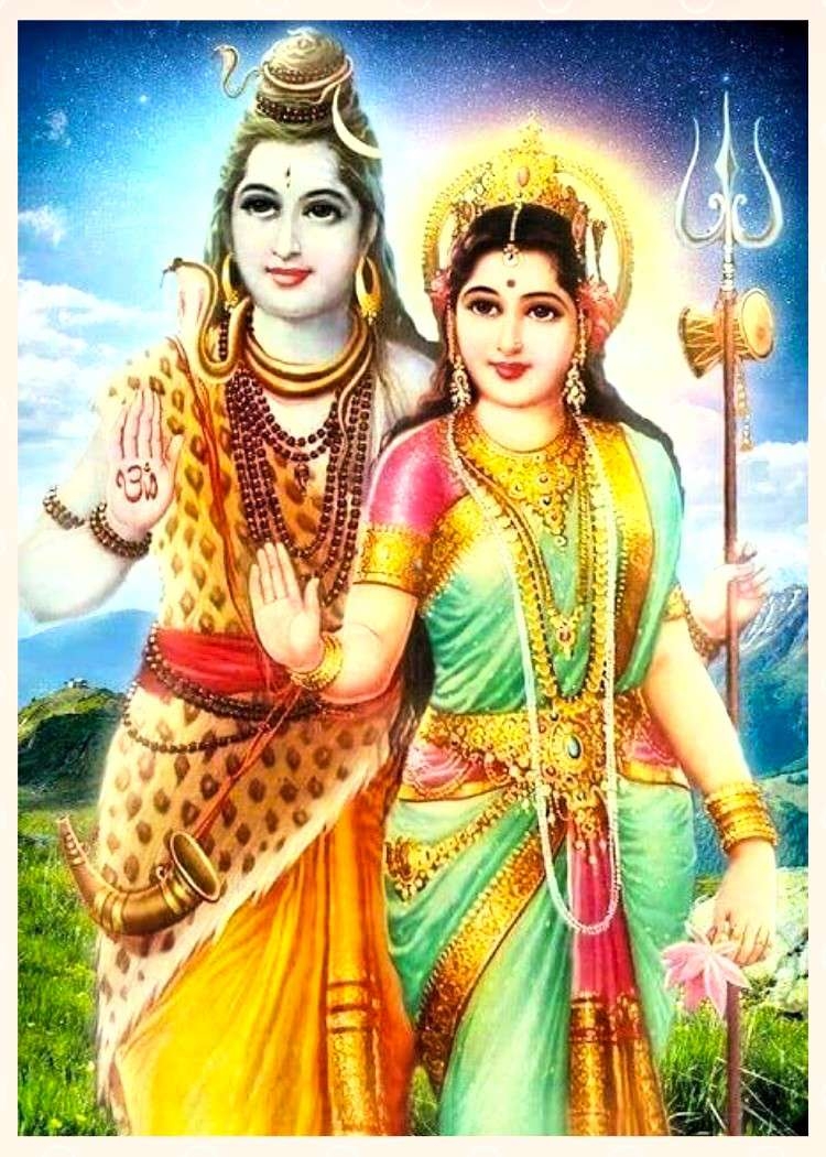 750x1050 Shiva Parvathi Image & Photo, Shiv Parvati HD Wallpaper Free, Phone