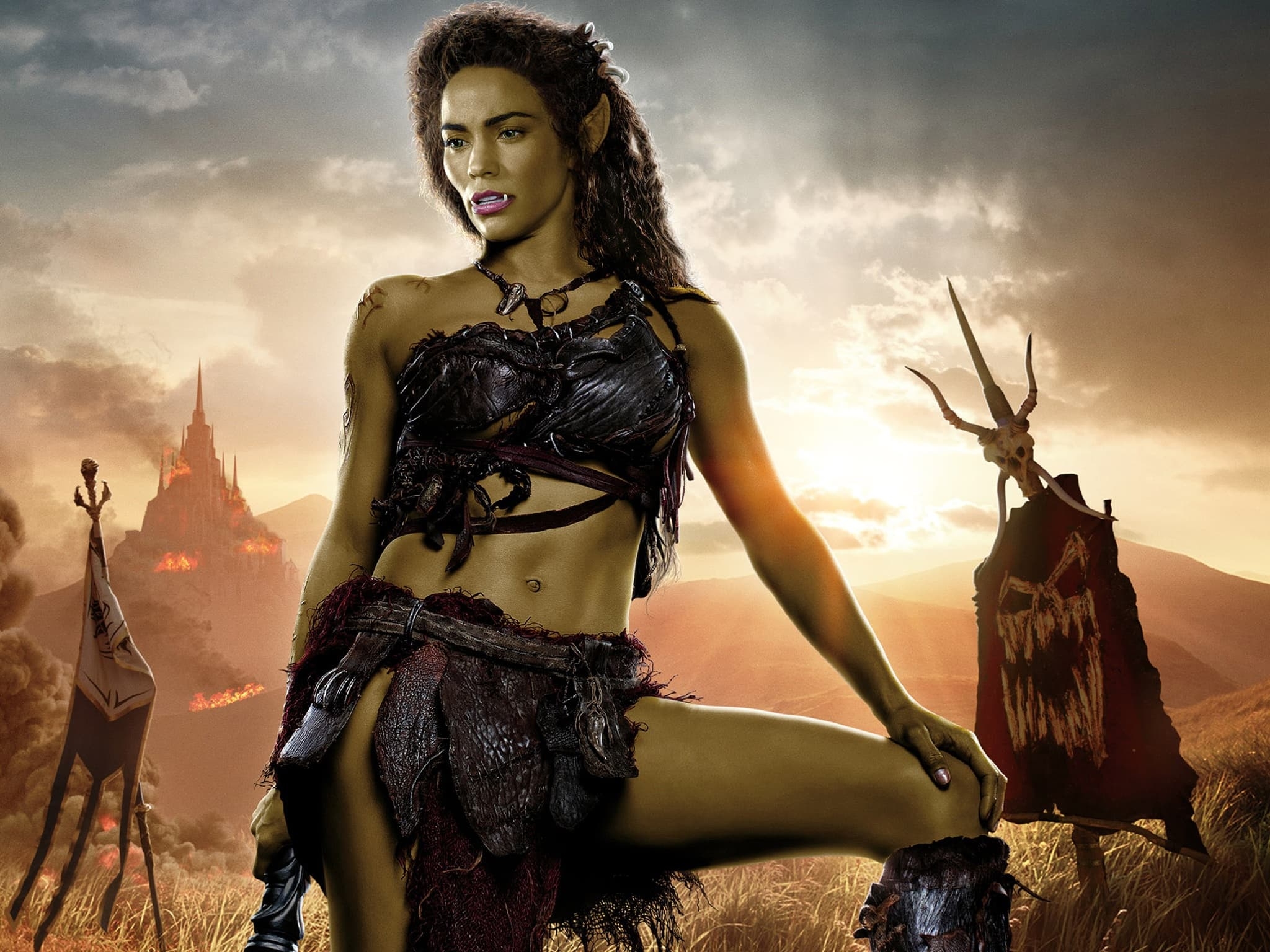 2050x1540 Paula Patton as Garona Warcraft movie HD wallpaper for Desktop, Desktop