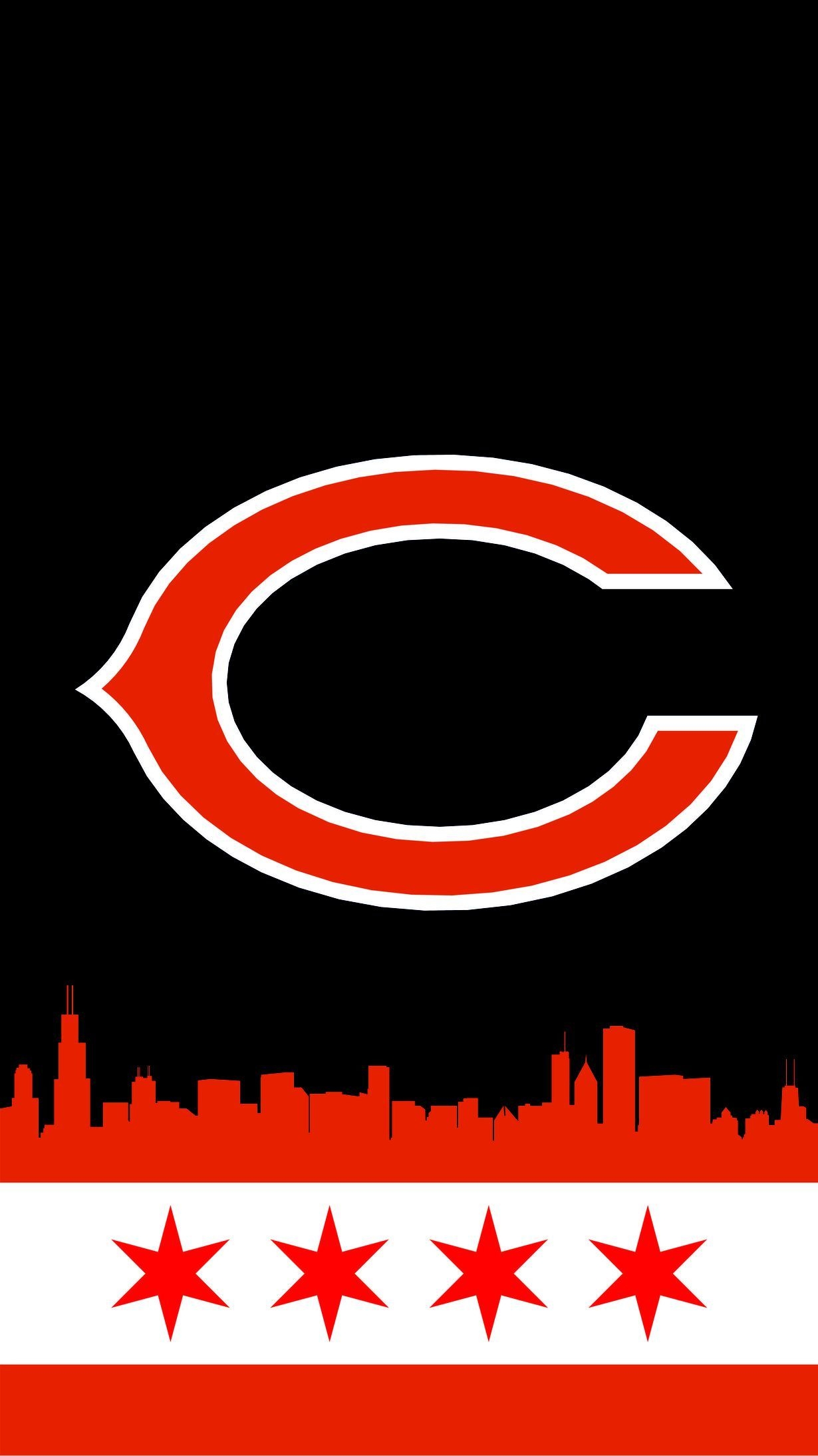 1230x2190 Chicago Bears mobile background City Gridiron. Chicago bears picture, Chicago bears wallpaper, Chicago bears, Phone