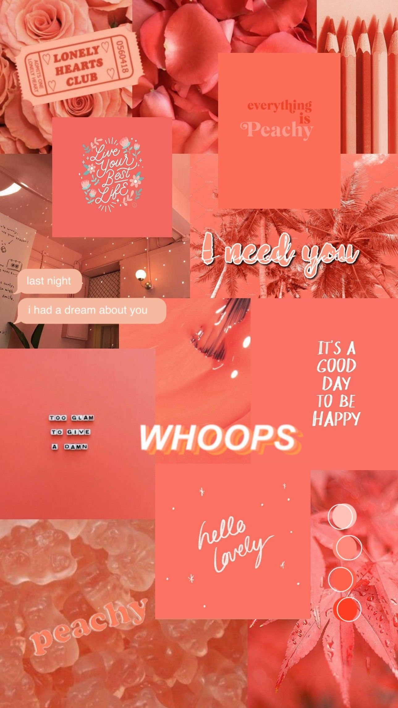 1290x2290 Peach Coral Pink Aesthetic. Aesthetic Iphone Wallpaper, Aesthetic Pastel Wallpaper, Edgy Wallpaper, Phone