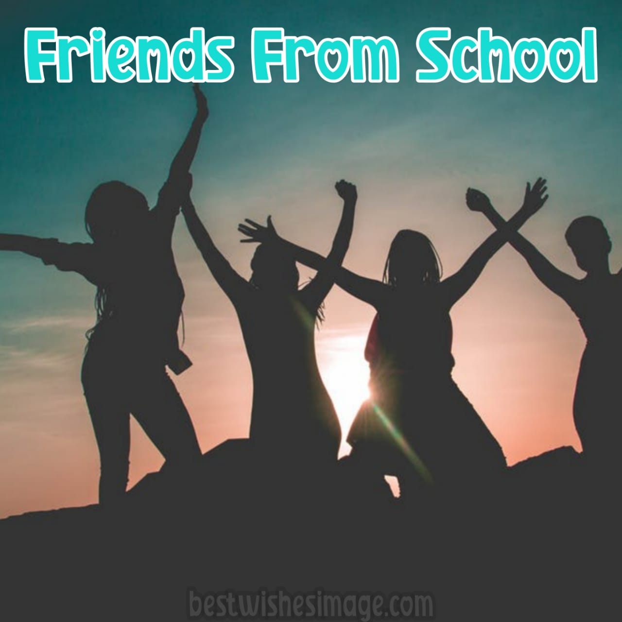 1280x1280 School Friends Image Download. Best Forever Friends Image and quote free Download wishes image, Phone