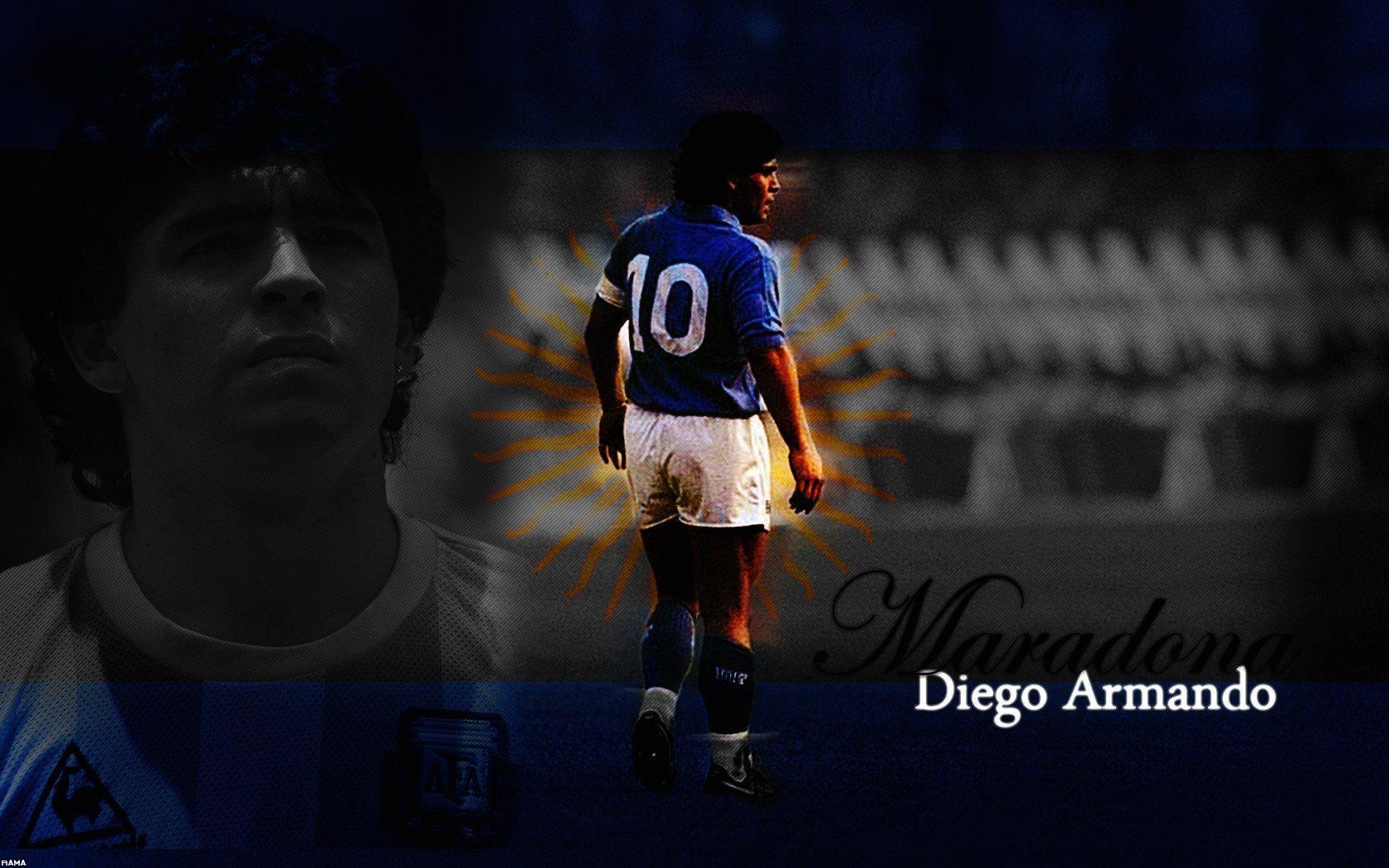 1680x1050 Wallpaper Diego Armando Maradona Argentina Sport Celebrity, Desktop