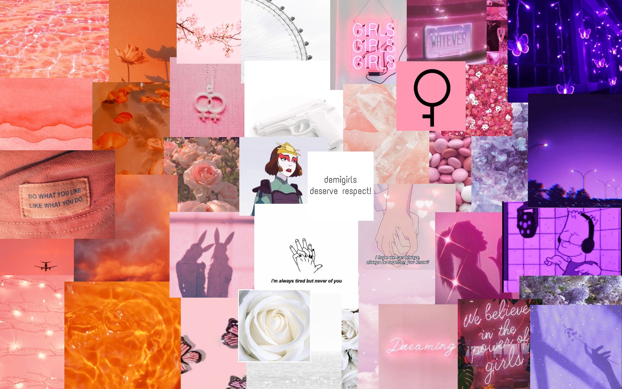 2560x1600 Demigirl Lesbian aesthetic wallpaper made by me!, Desktop