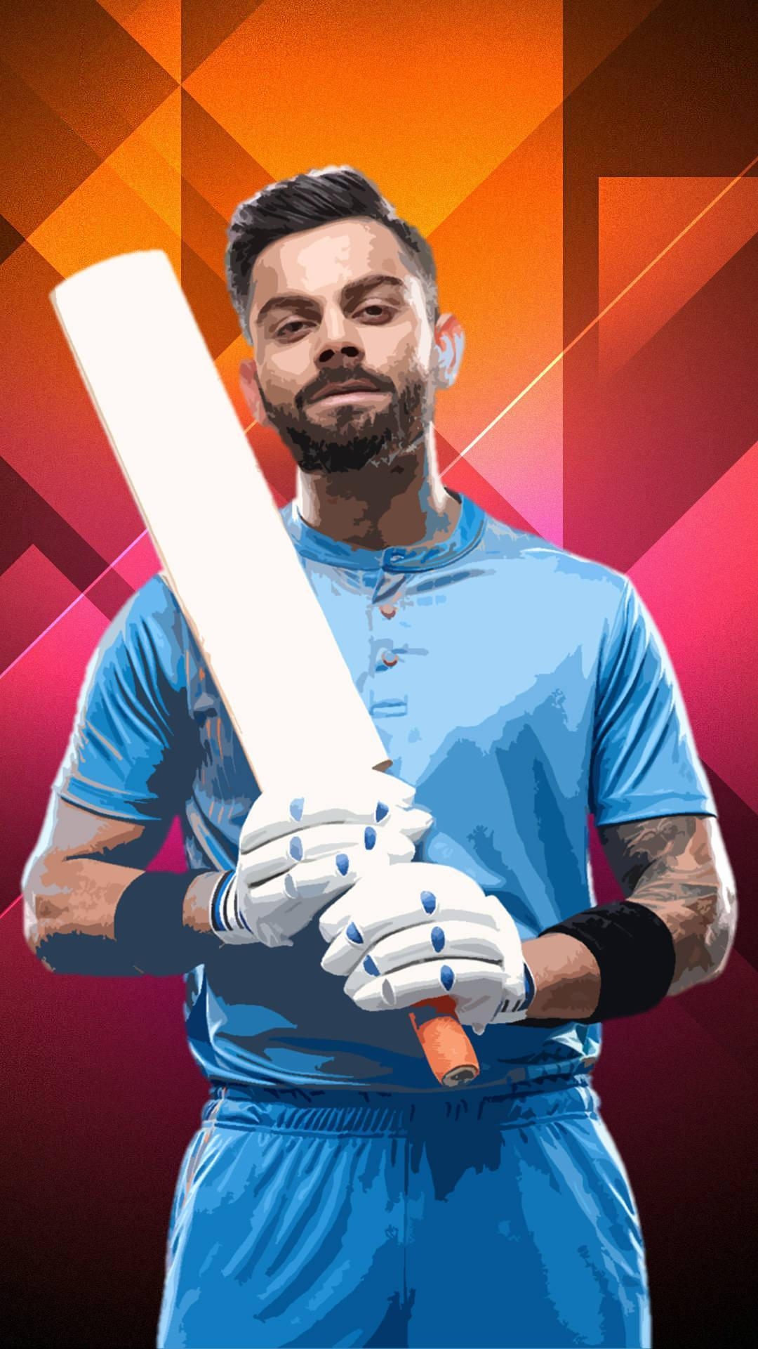 1080x1920 Virat Kohli 3D Wallpaper Free Virat Kohli 3D Background, Phone