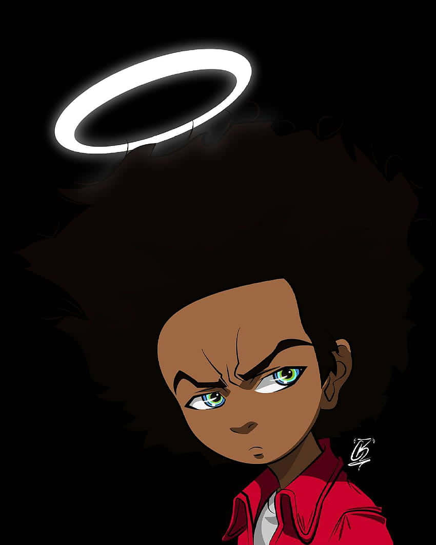 850x1070 Download Boondocks Pfp Red Wallpaper, Phone