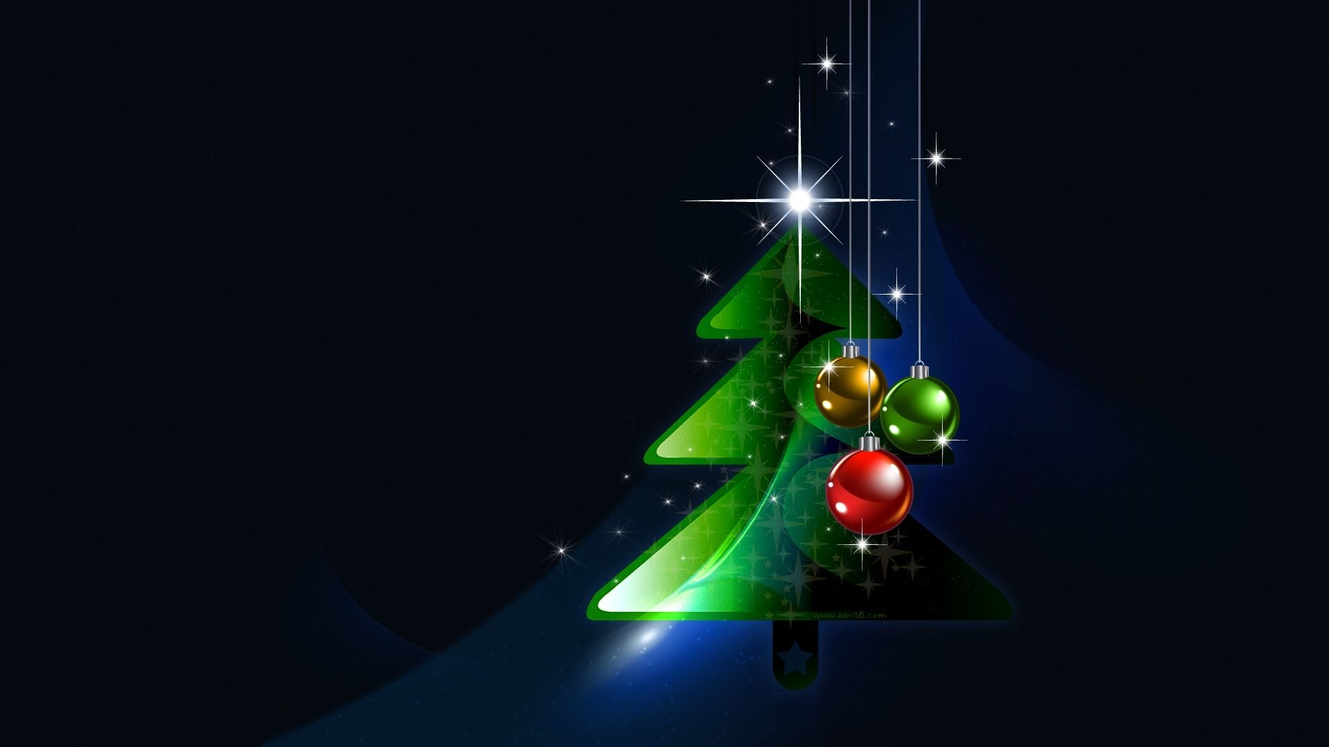 1920x1080 Merry Christmas Wallpaper Night, Desktop