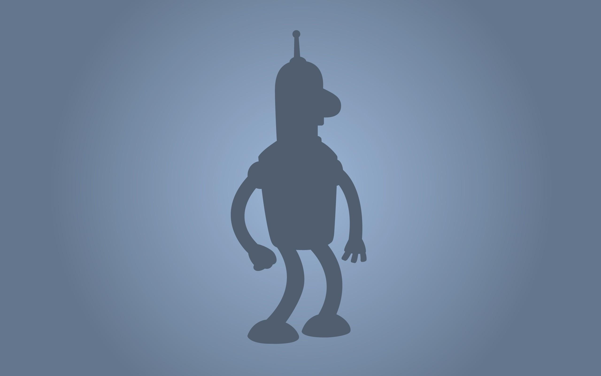 2560x1600 bender minimalism futurama wallpaper and background. Other, Desktop