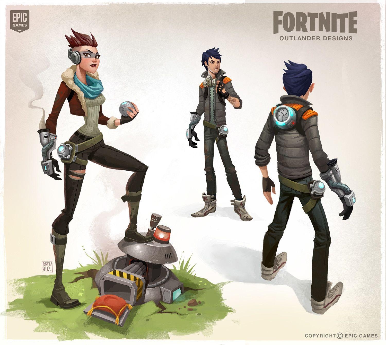 1500x1350 Fortnite Concepts, Drew Hill. Fortnite Gaming Good, Desktop