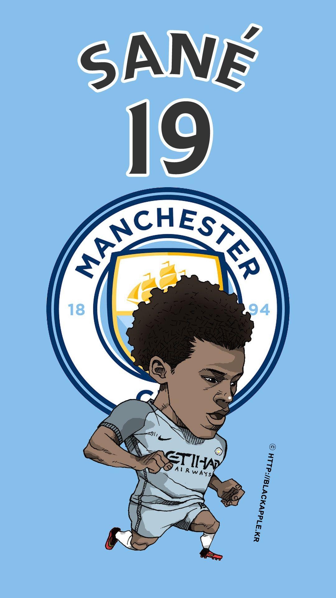 1080x1920  Manchester City No.10 Kun Aguero Fan Art . Man City, Phone