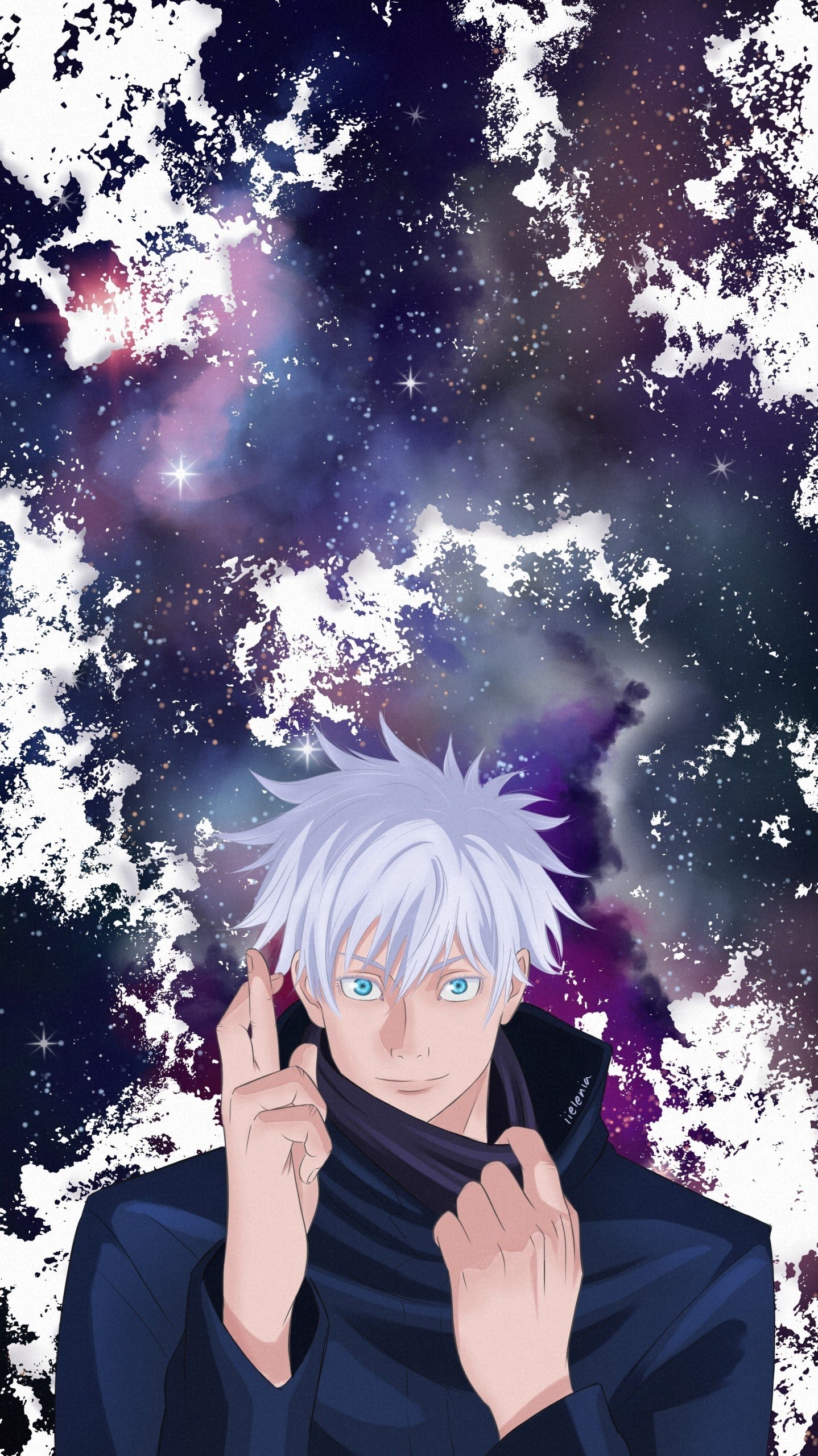 1440x2560 Background Gojo Satoru Wallpaper, Phone