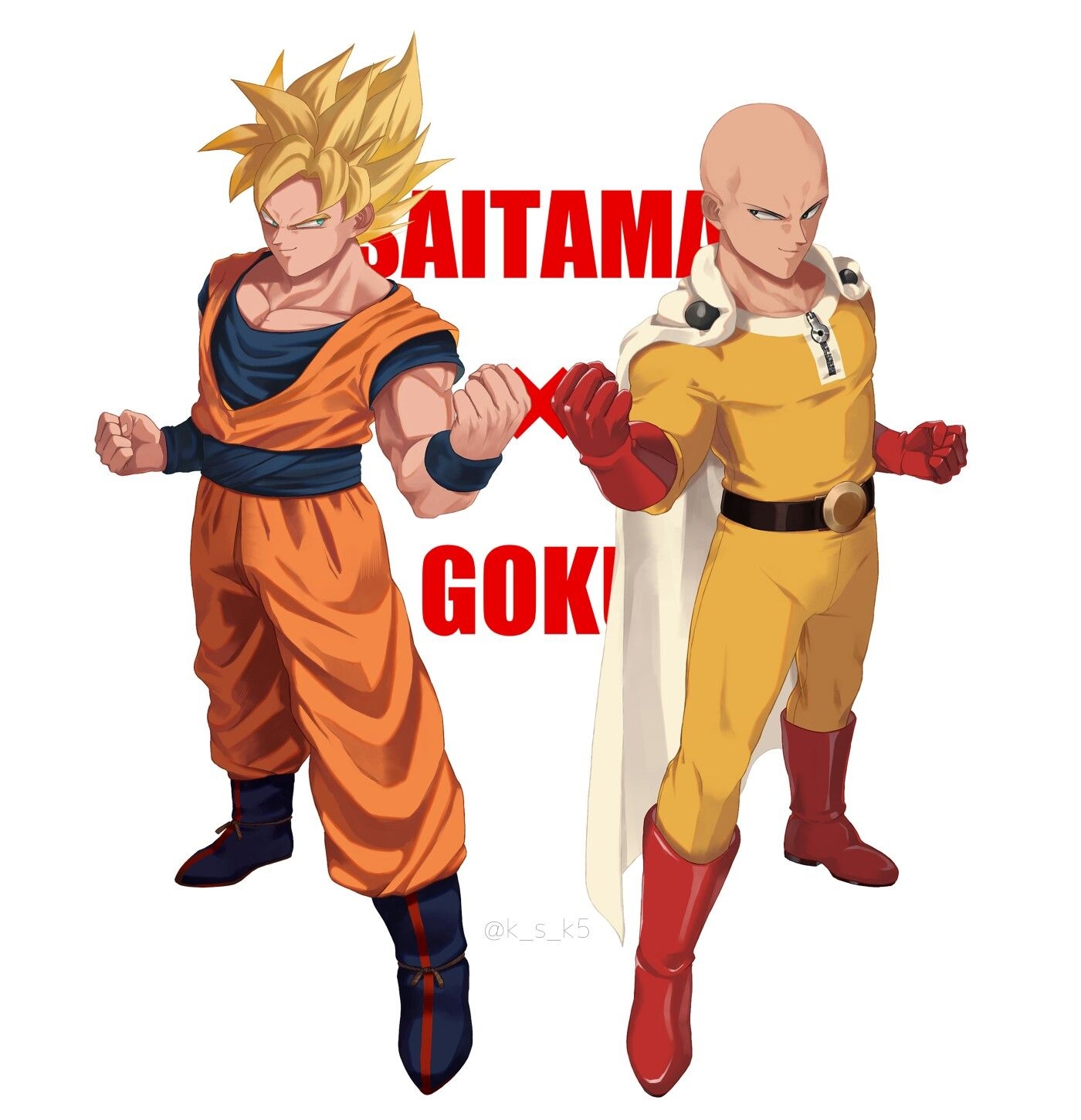 1400x1450 Goku and Saitama. Epic characters, Anime dragon ball, Awesome anime, Phone